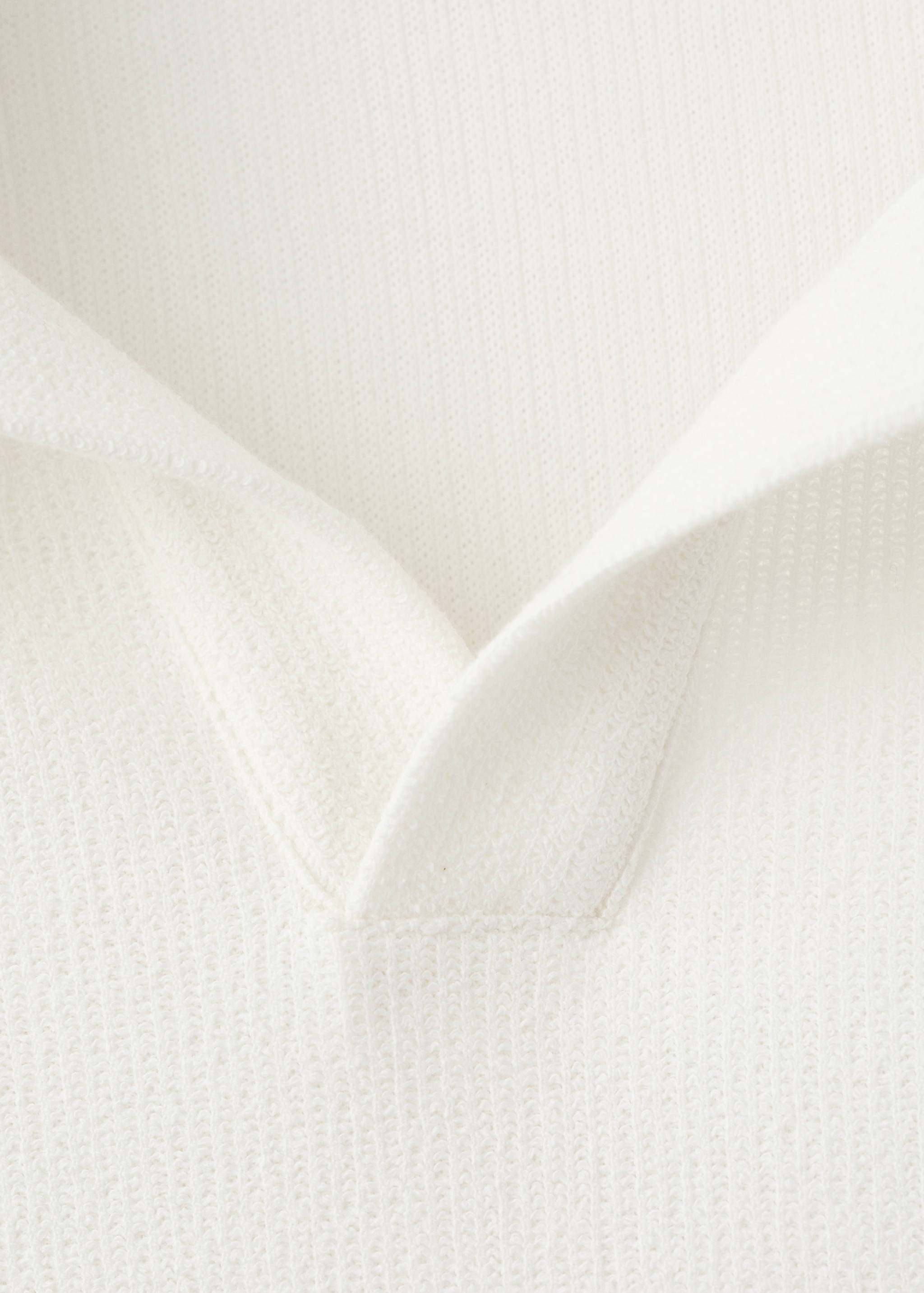 Regular-fit textured polo shirt - Details of the article 8