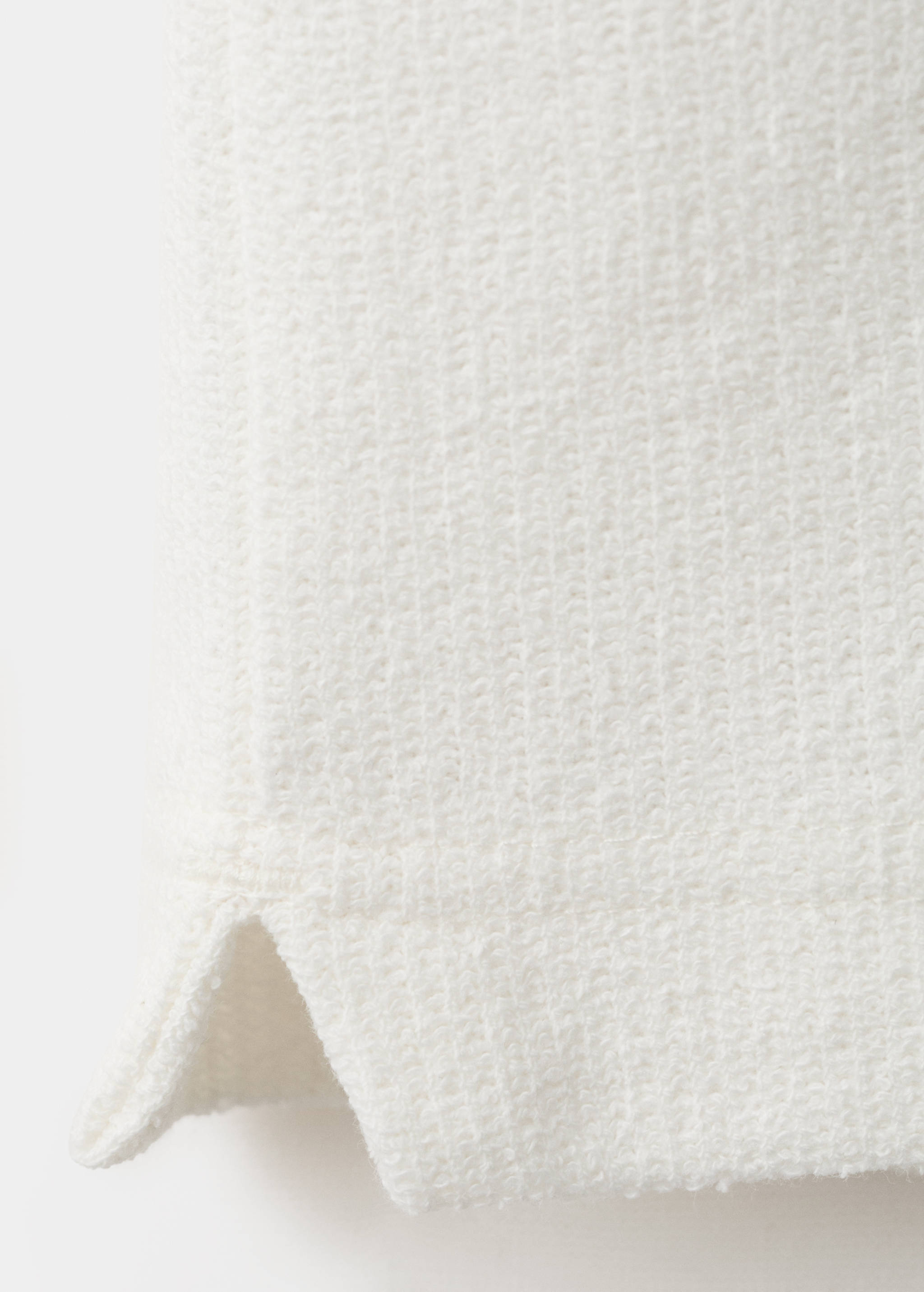 Regular-fit textured polo shirt - Details of the article 0