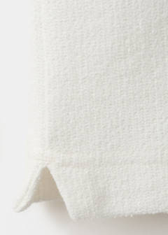 Regular-fit textured polo shirt — White 8