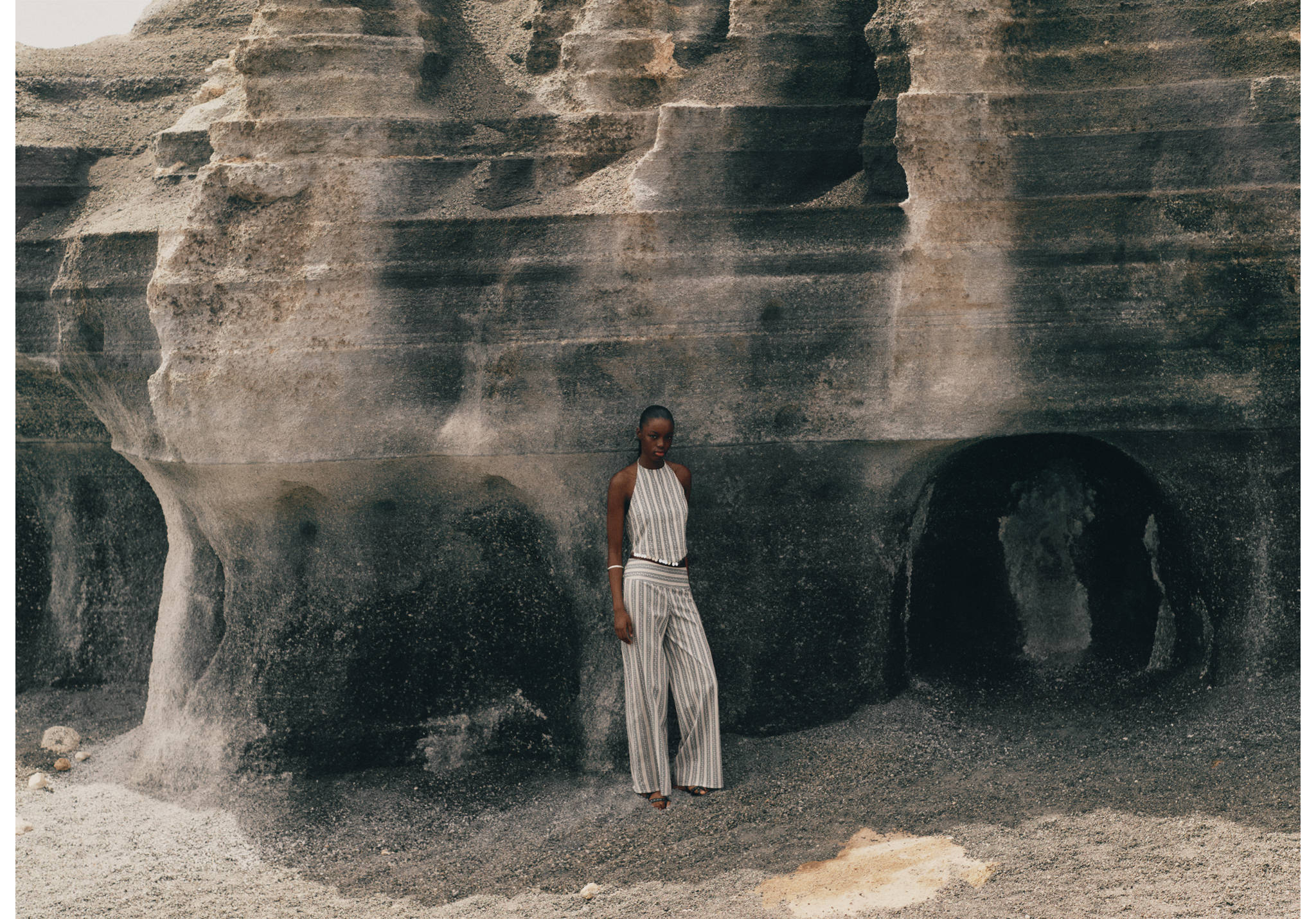 Pantalon droit imprimé - Plan panoramique