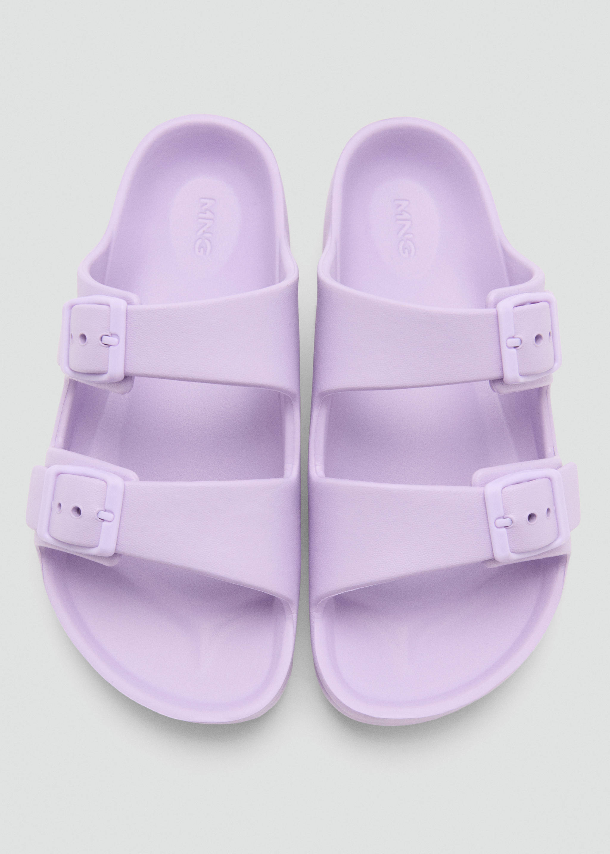 Rubberised buckle sandals - Details of the article 2