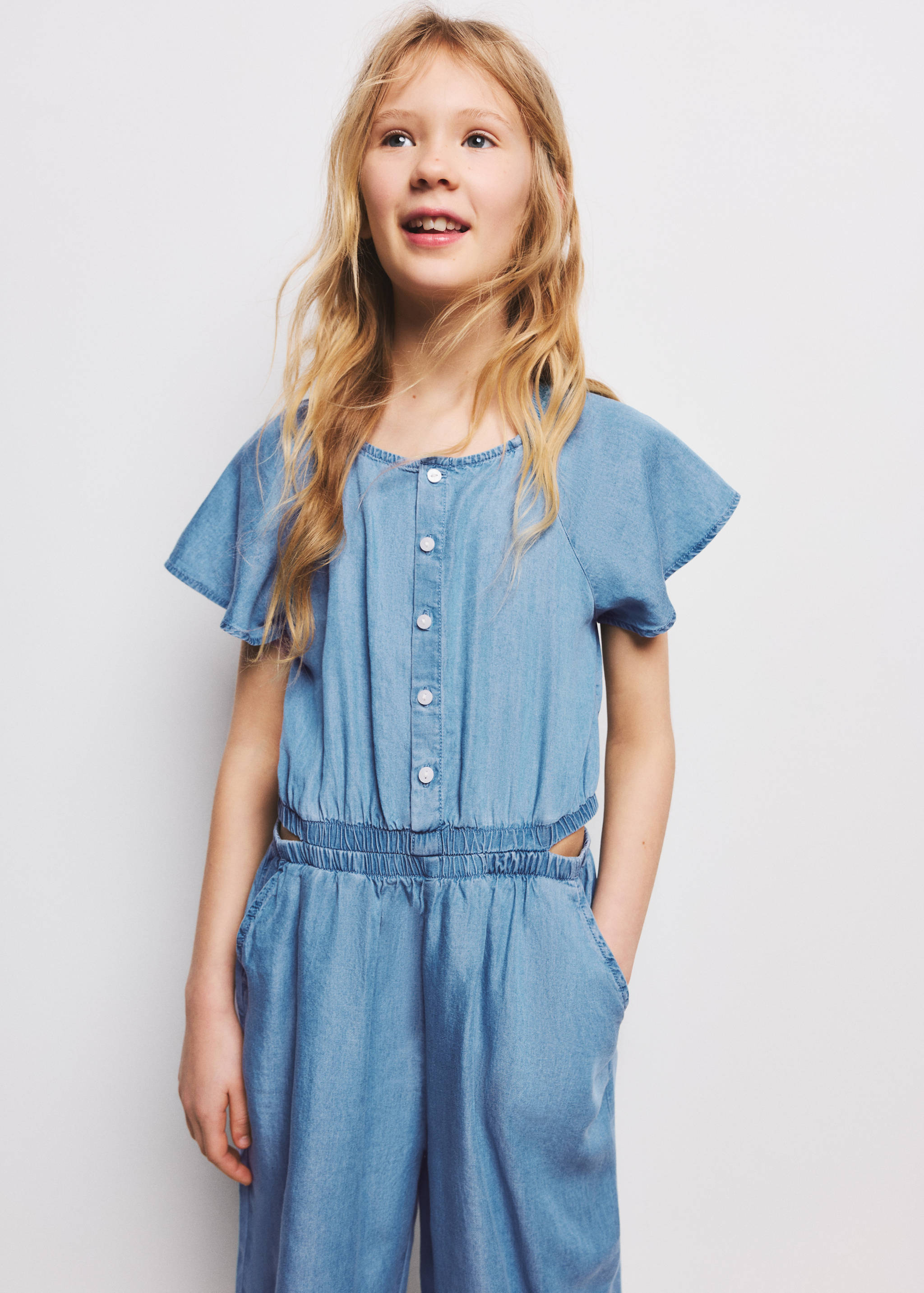 Combinaison en lyocell à détails découpes - Détail de l'article 1