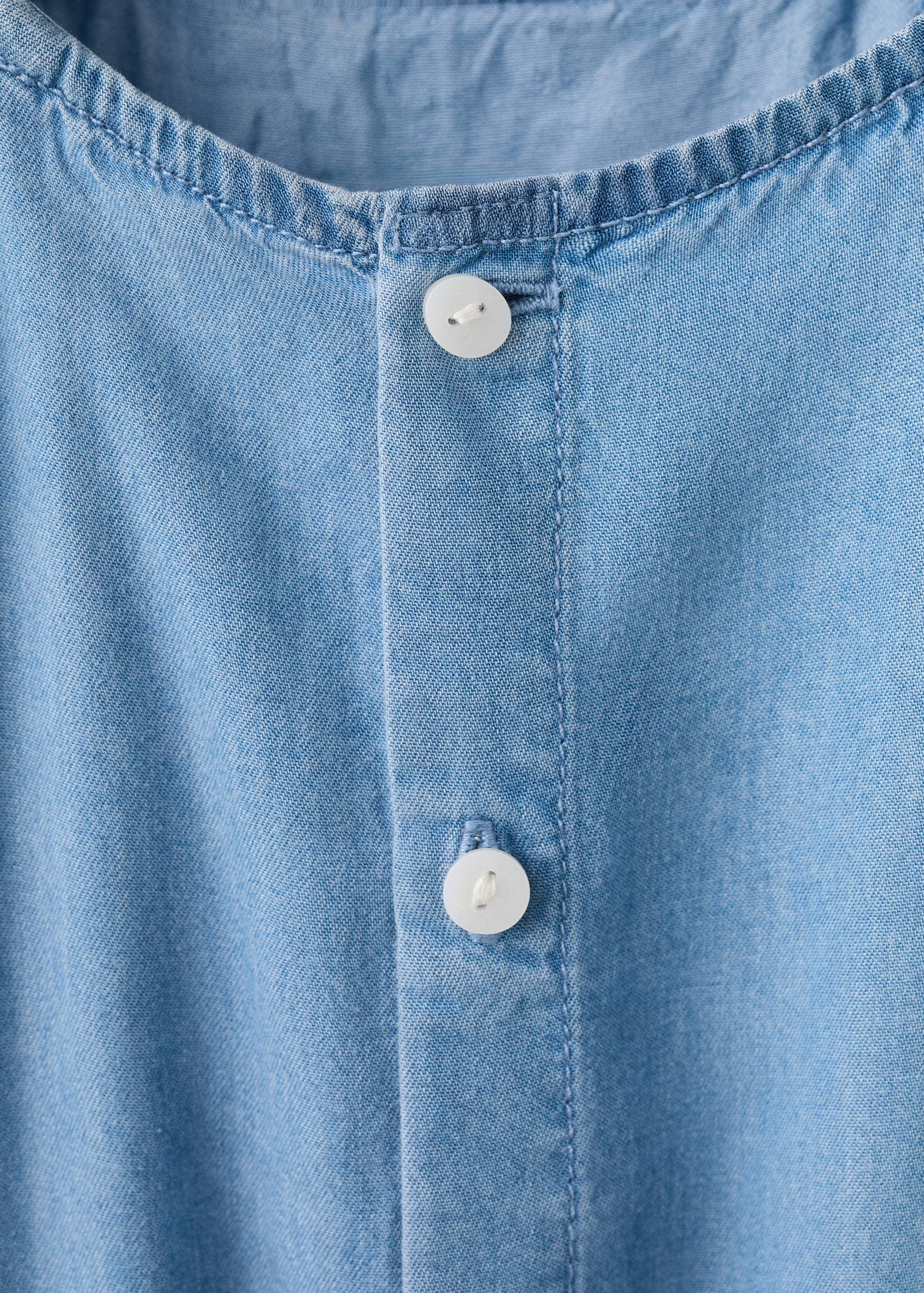 Lyocell jumpsuit with slit details - Details of the article 8