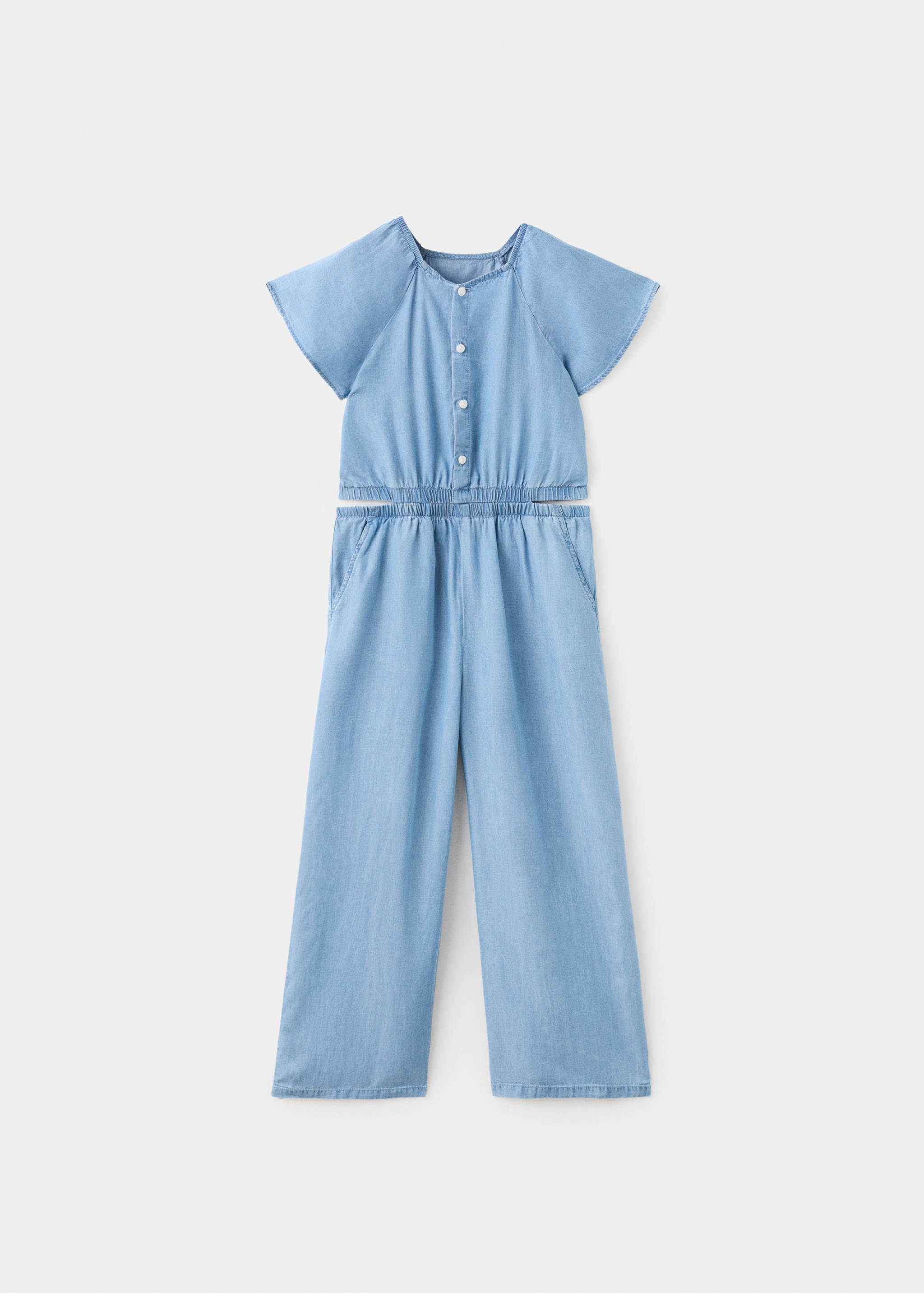 Lyocell jumpsuit with slit details - Article without model