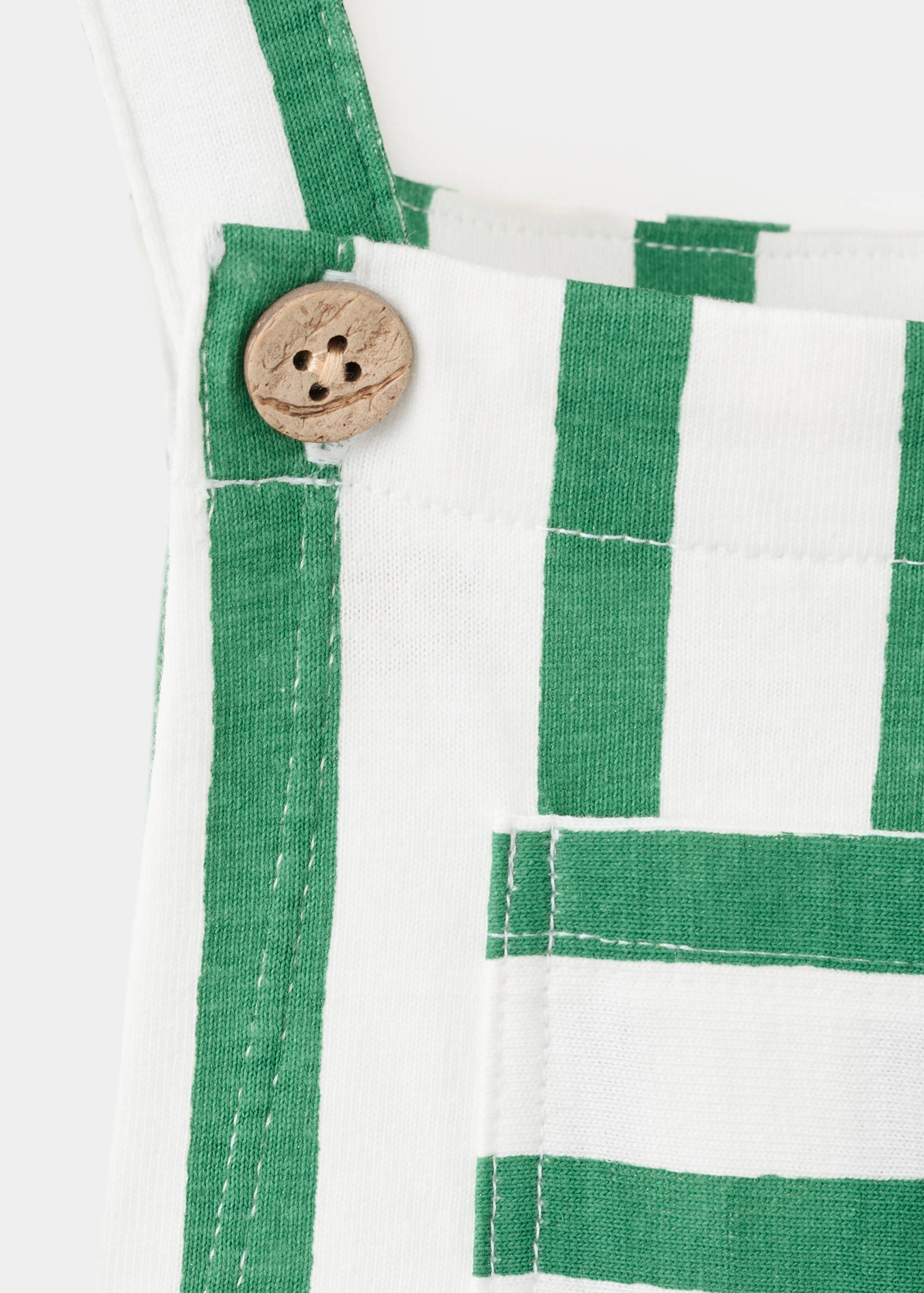 Striped overalls with printed detail - Details of the article 8