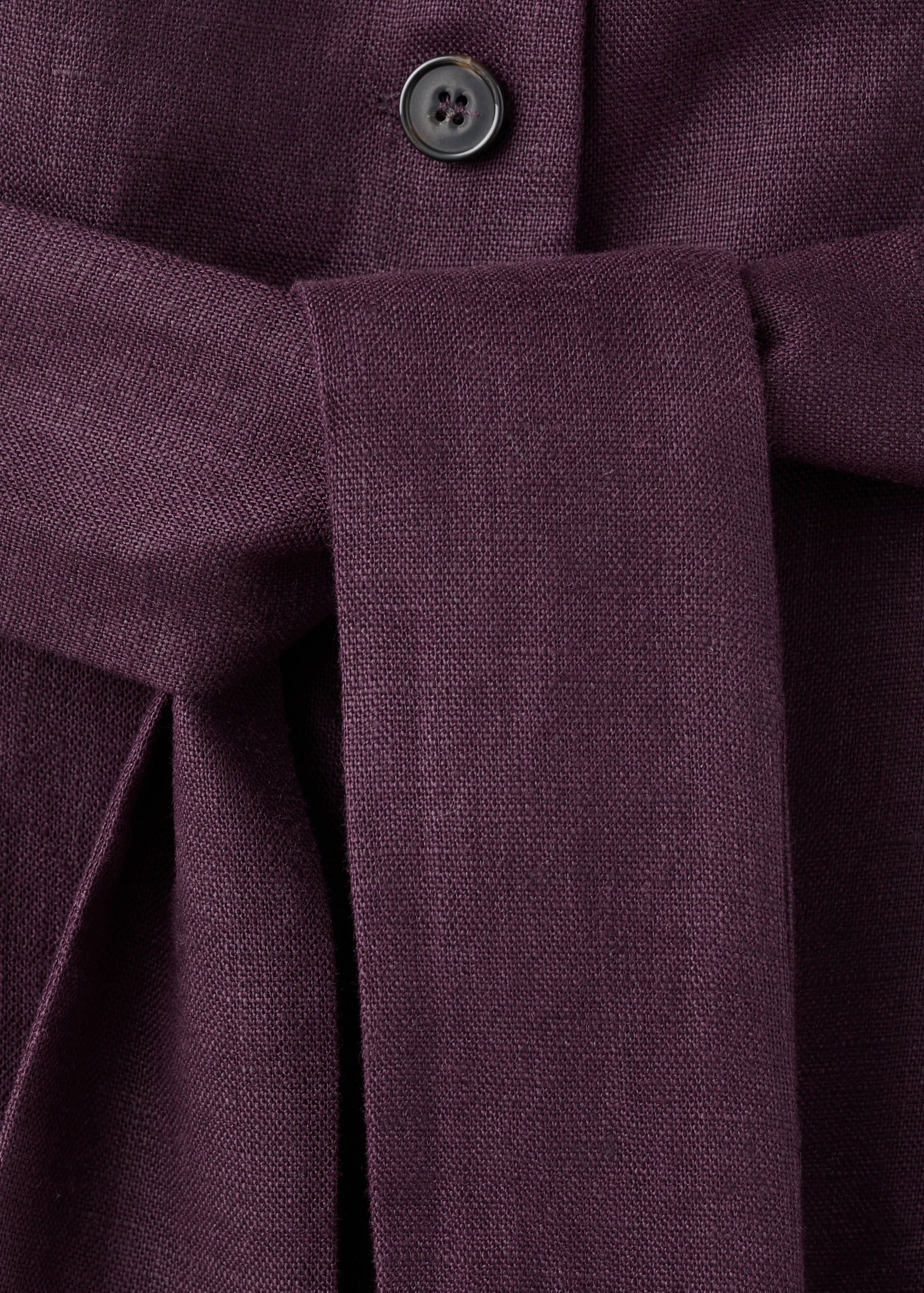 Belt linen jumpsuit - Details of the article 8