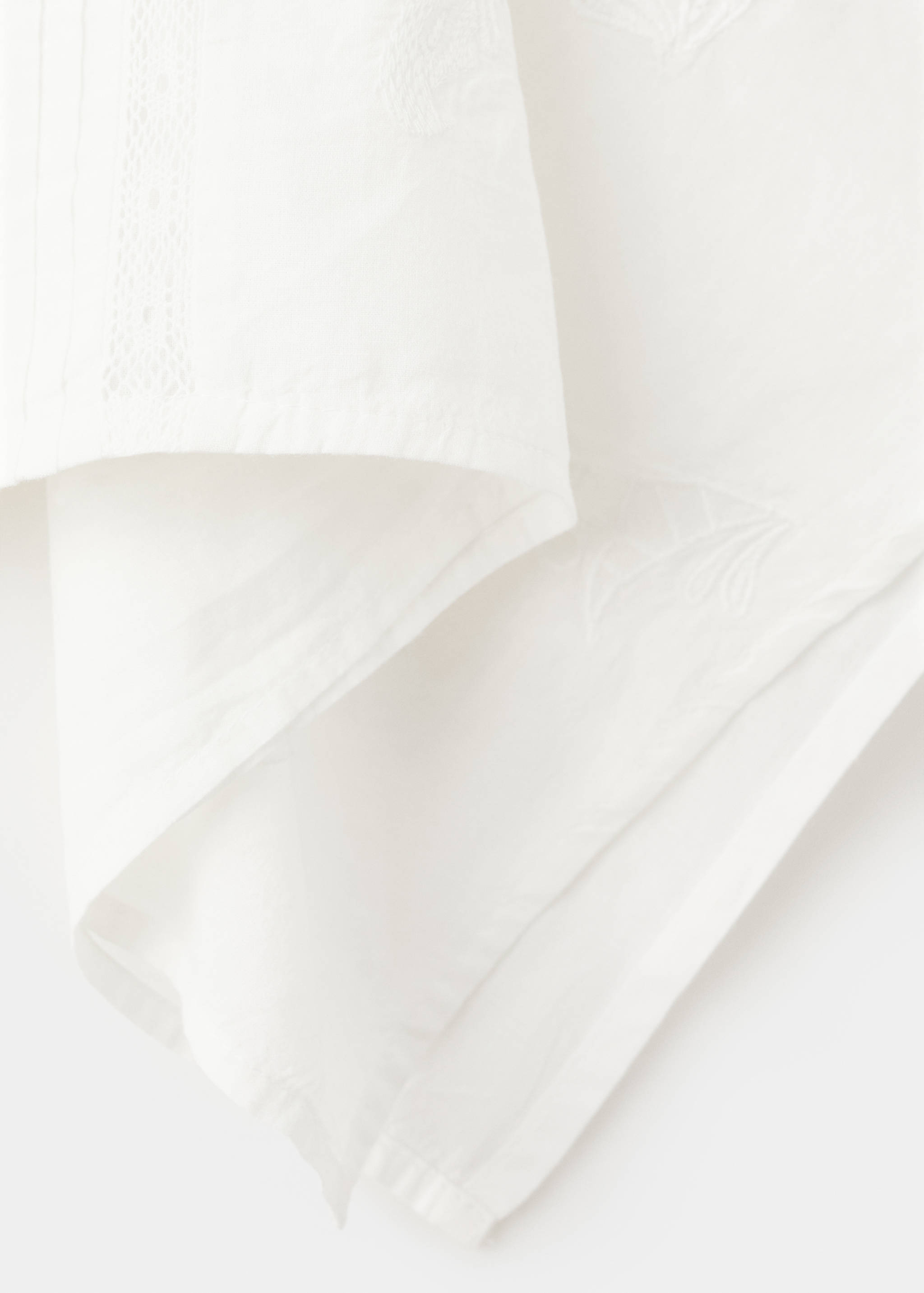 Embroidered broderie anglaise top - Details of the article 8