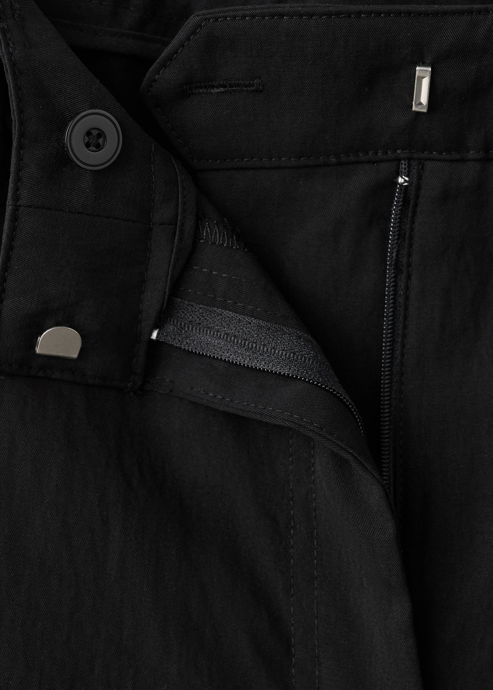 Lyocell trousers with belt - Details of the article 0