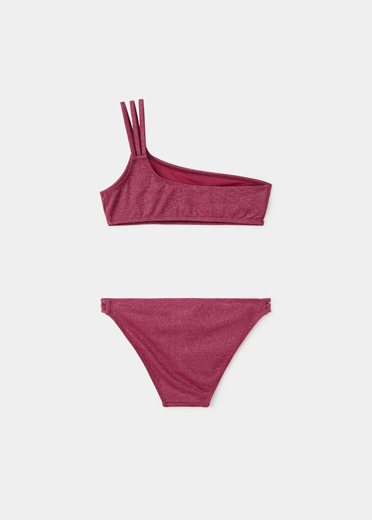 Asymmetric shimmer bikini