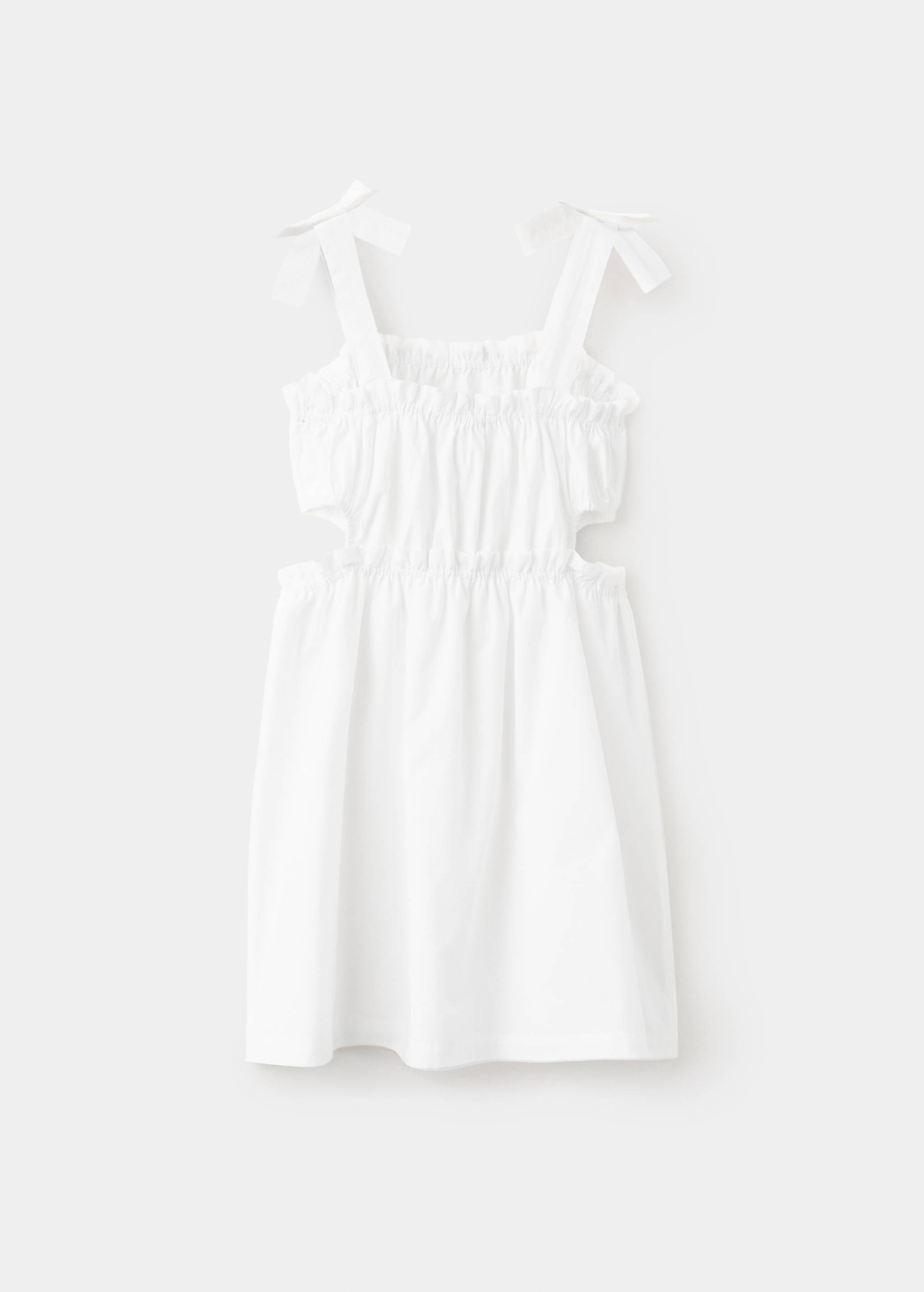 Cotton cut-out dress - Reverse of the article