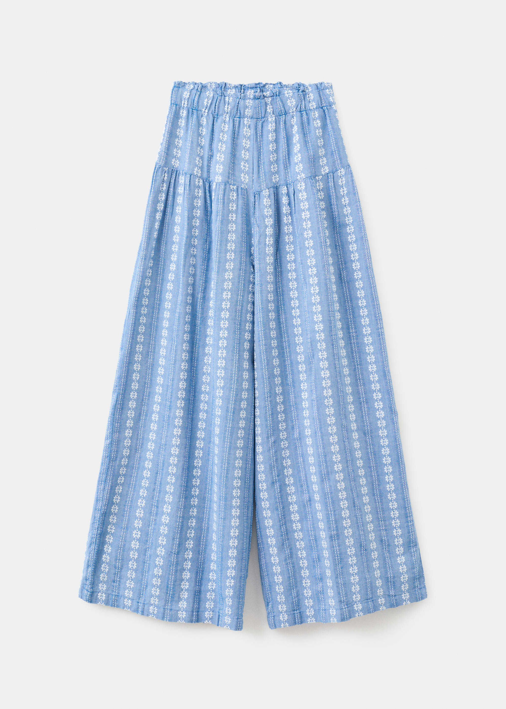 بنطال واسع مطبوع - منتج دون نموذج