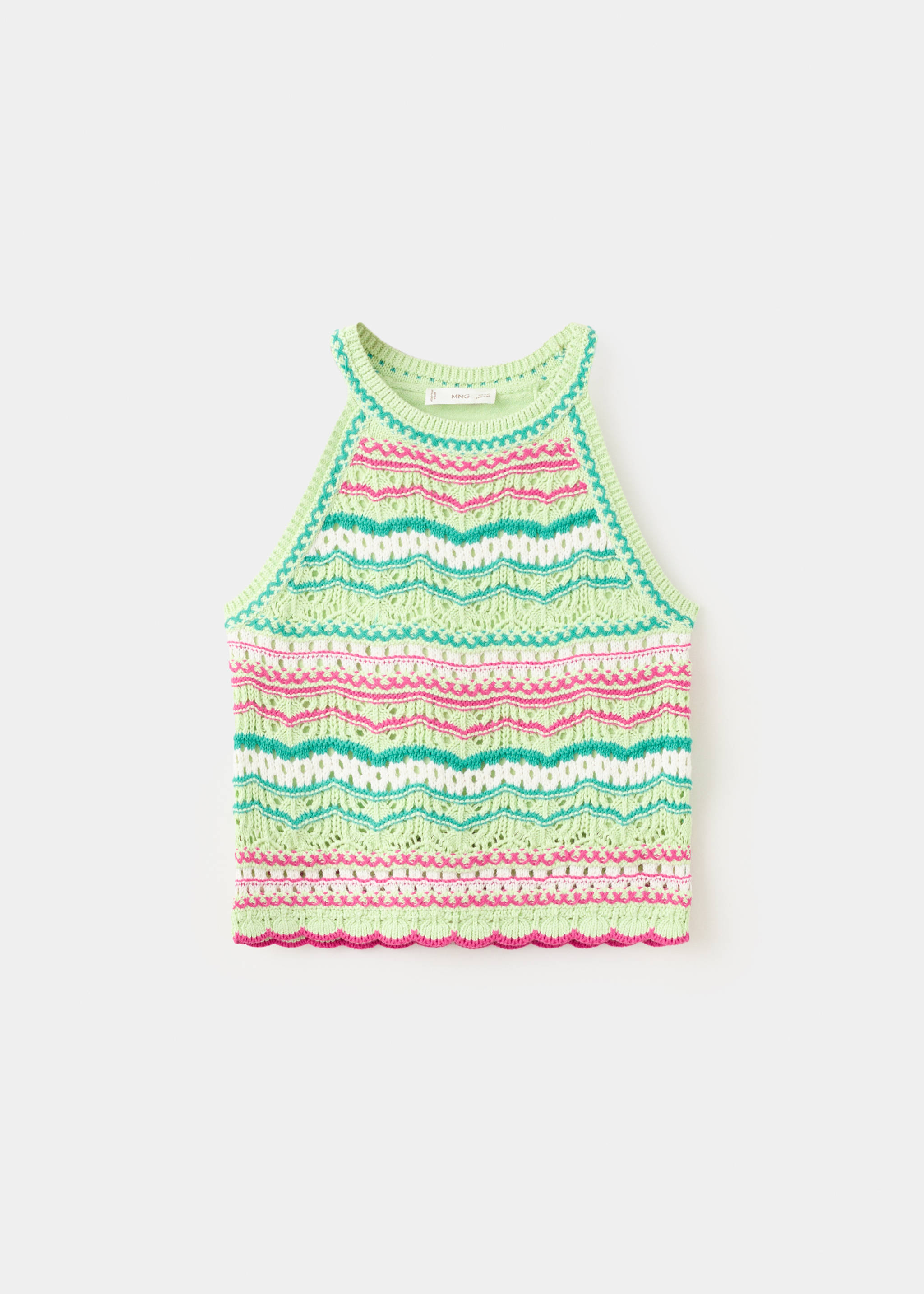 توب كروشيه متناسق - منتج دون نموذج