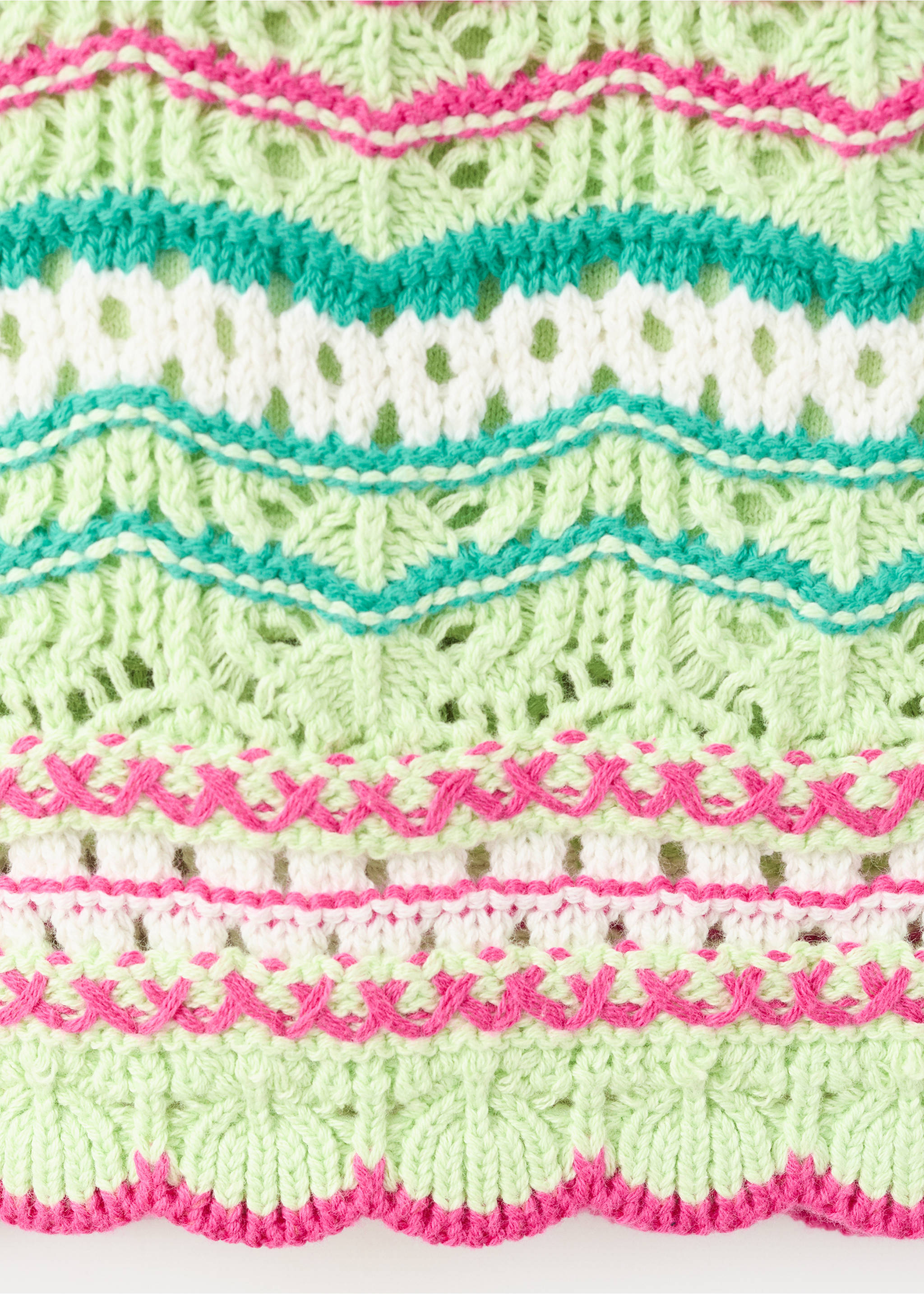 توب كروشيه متناسق - تفاصيل المنتج 0, أخضر تفاحي. Ref: 27097923-00.