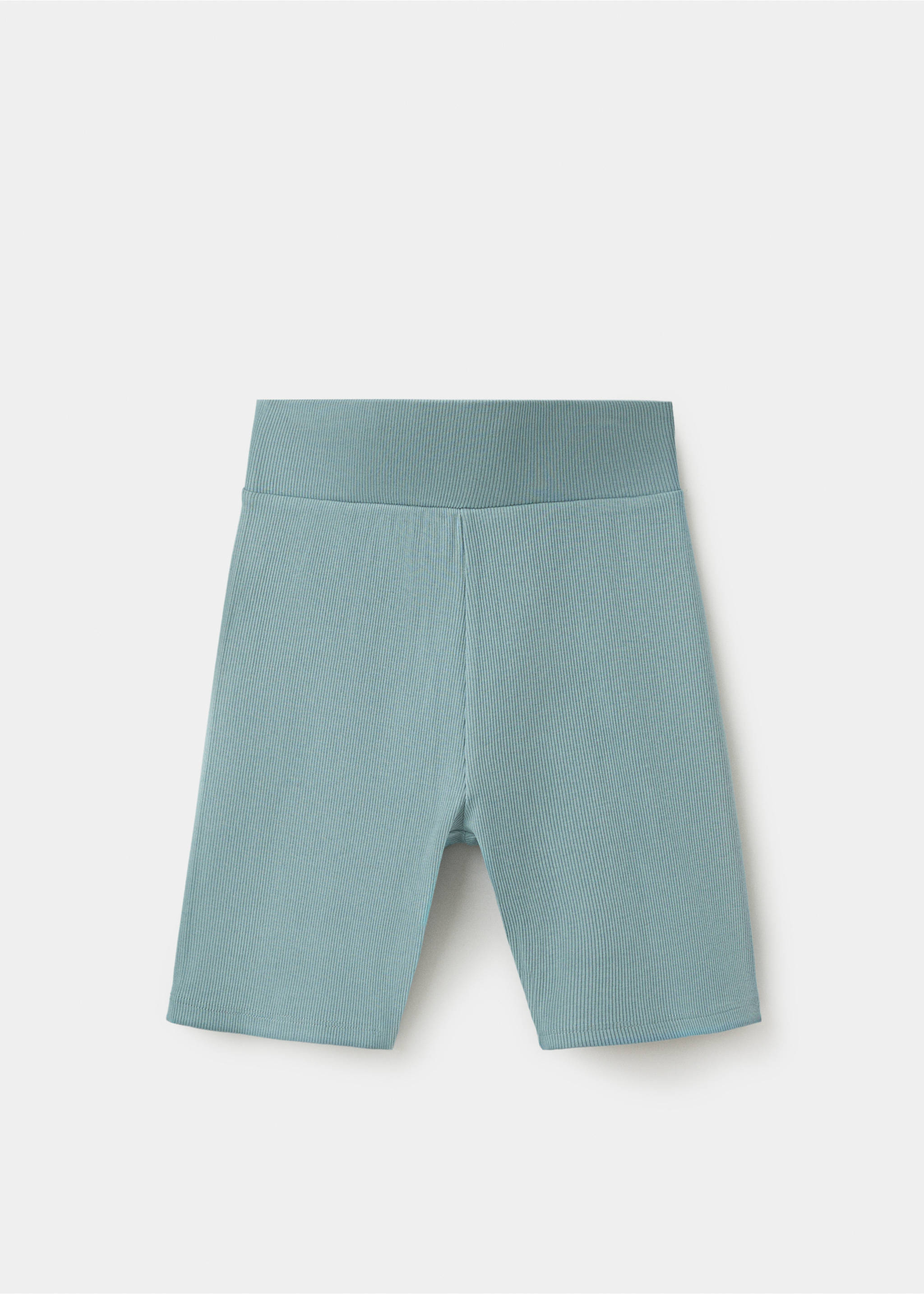 Ribbed leggings - Article without model, Turquoise. Ref: 27097924-00.