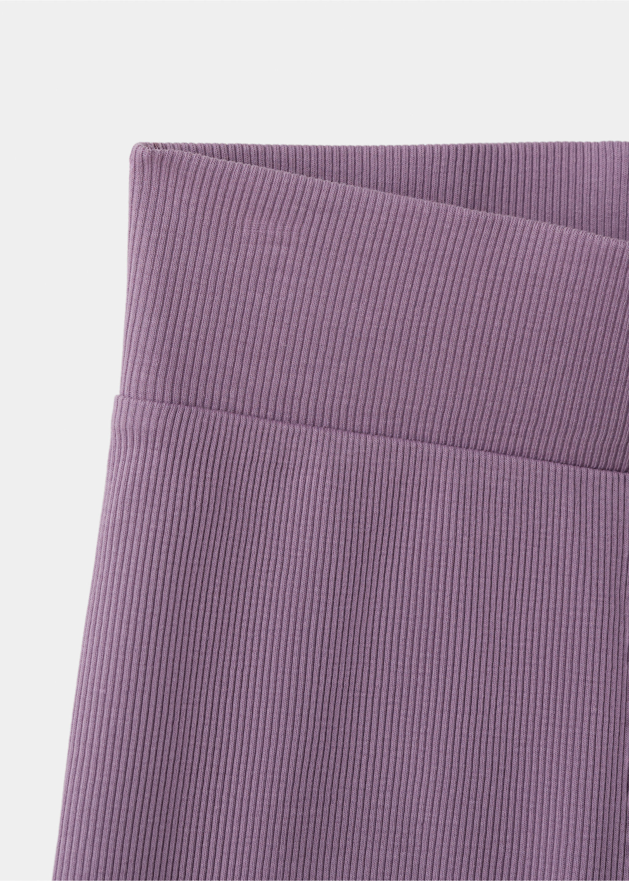 Leggings côtelés - Détail de l'article 8, Violet. Ref: 27097924-00.