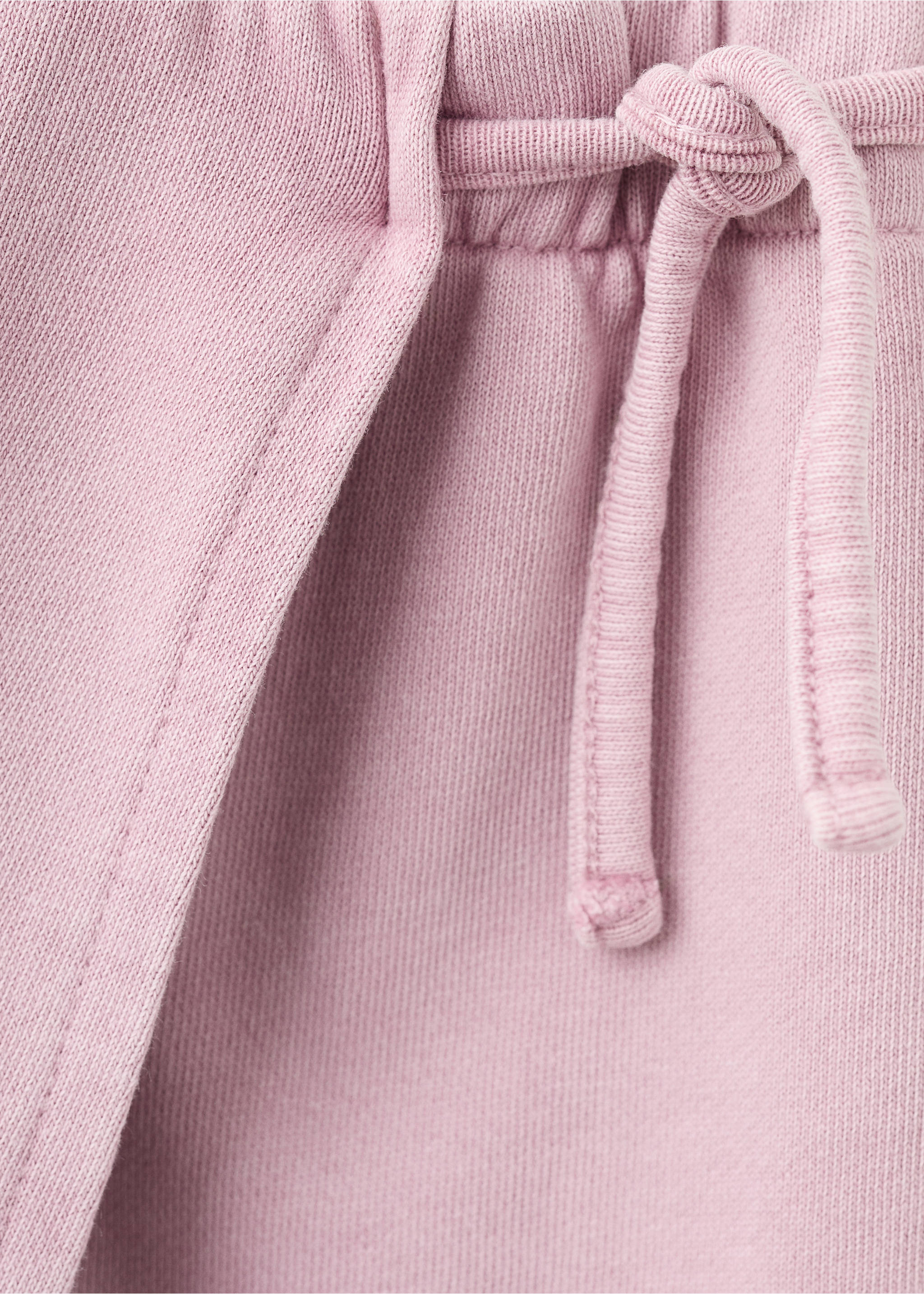 Cotton skort - Details of the article 8, Light/Pastel Purple. Ref: 27097925-00.