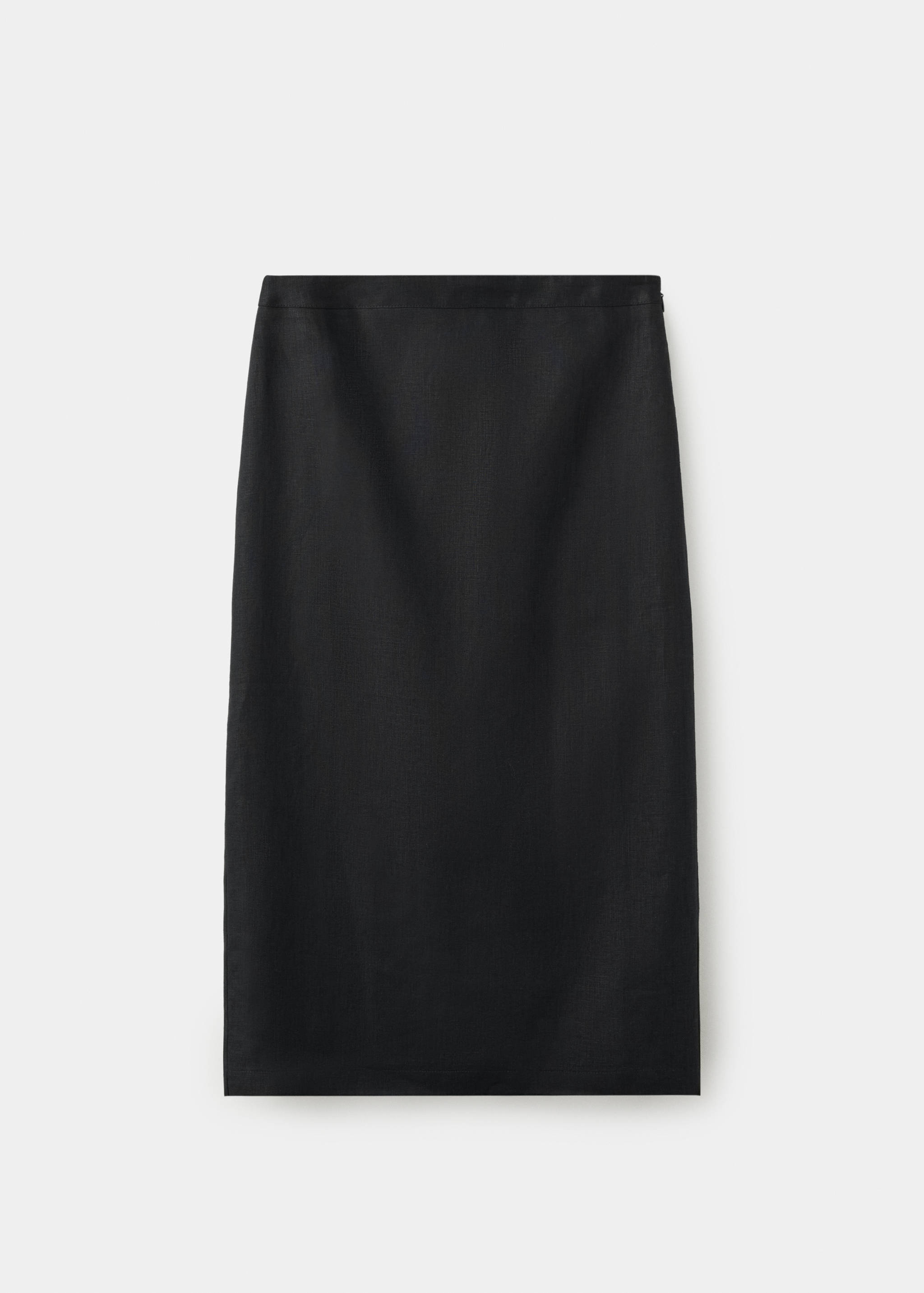 Linen midi skirt - Article without model