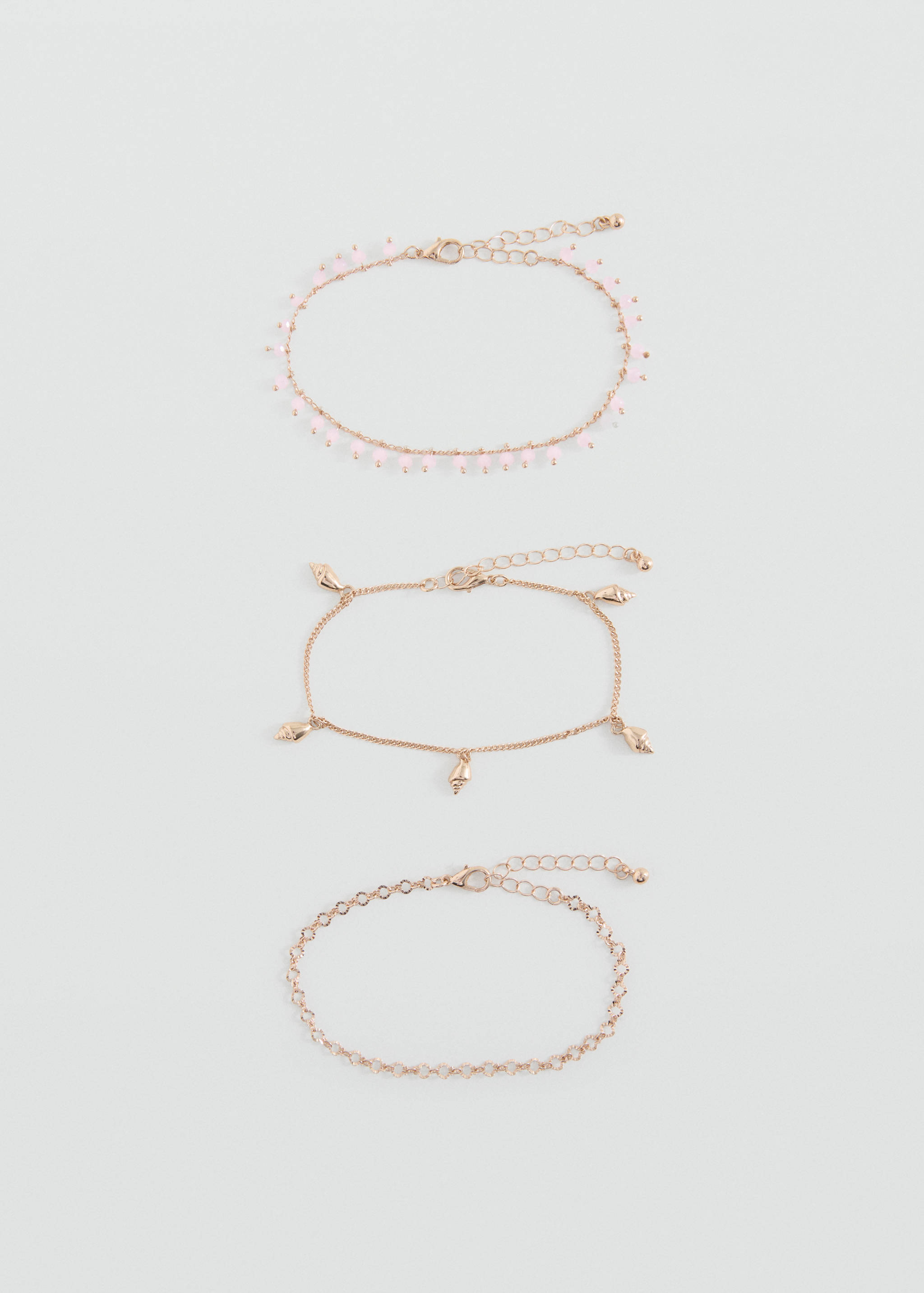 Pack of 3 anklet bracelets - Article without model