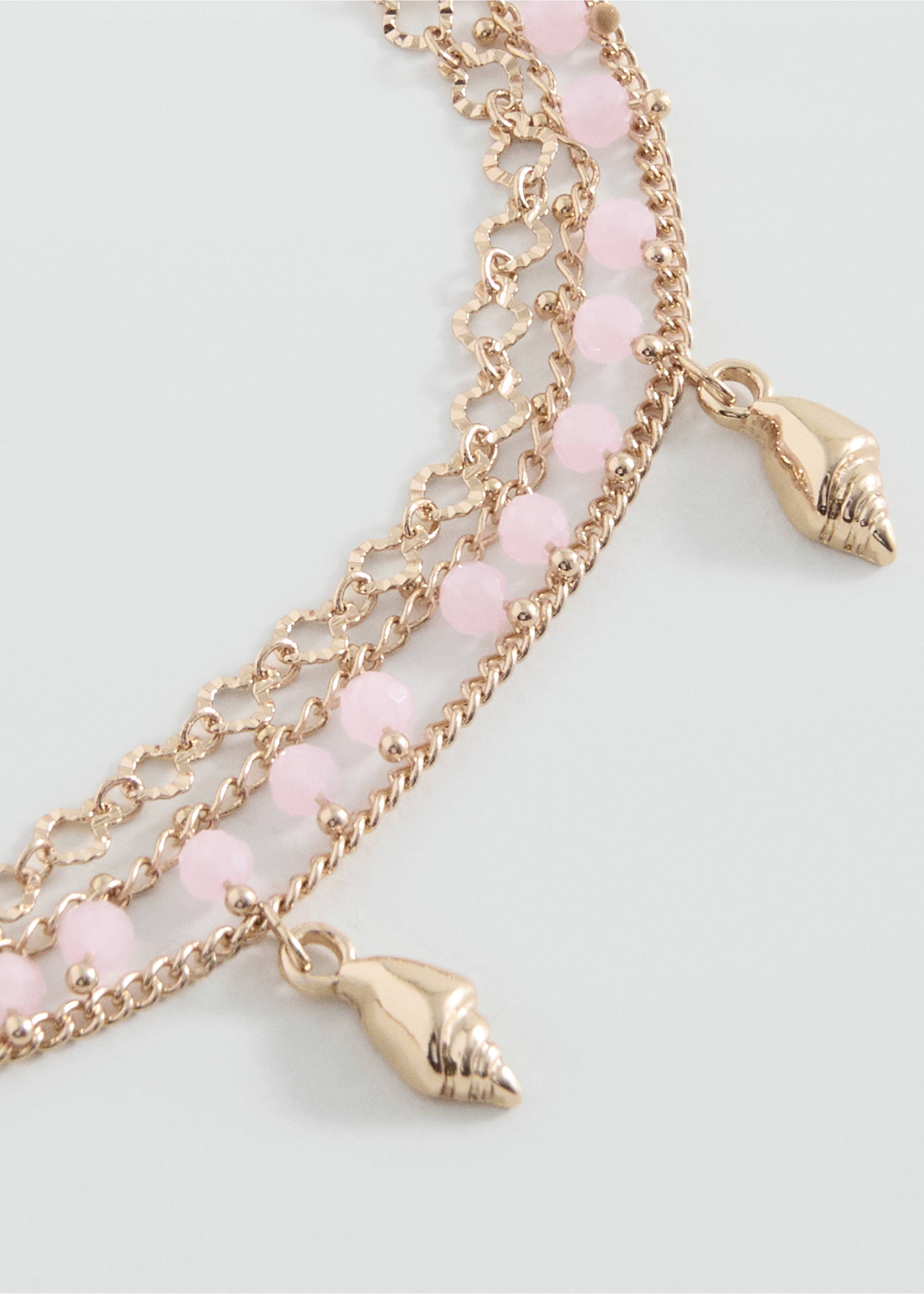 Pack of 3 anklet bracelets - Medium plane, Gold. Ref: 27097927-00.