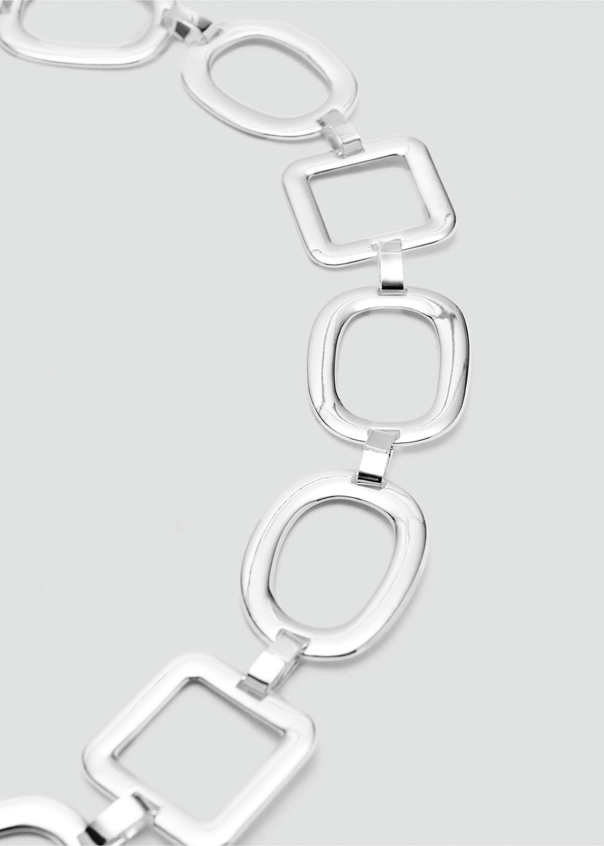 Ring chain belt - Medium plane, Silver. Ref: 27097930-00.