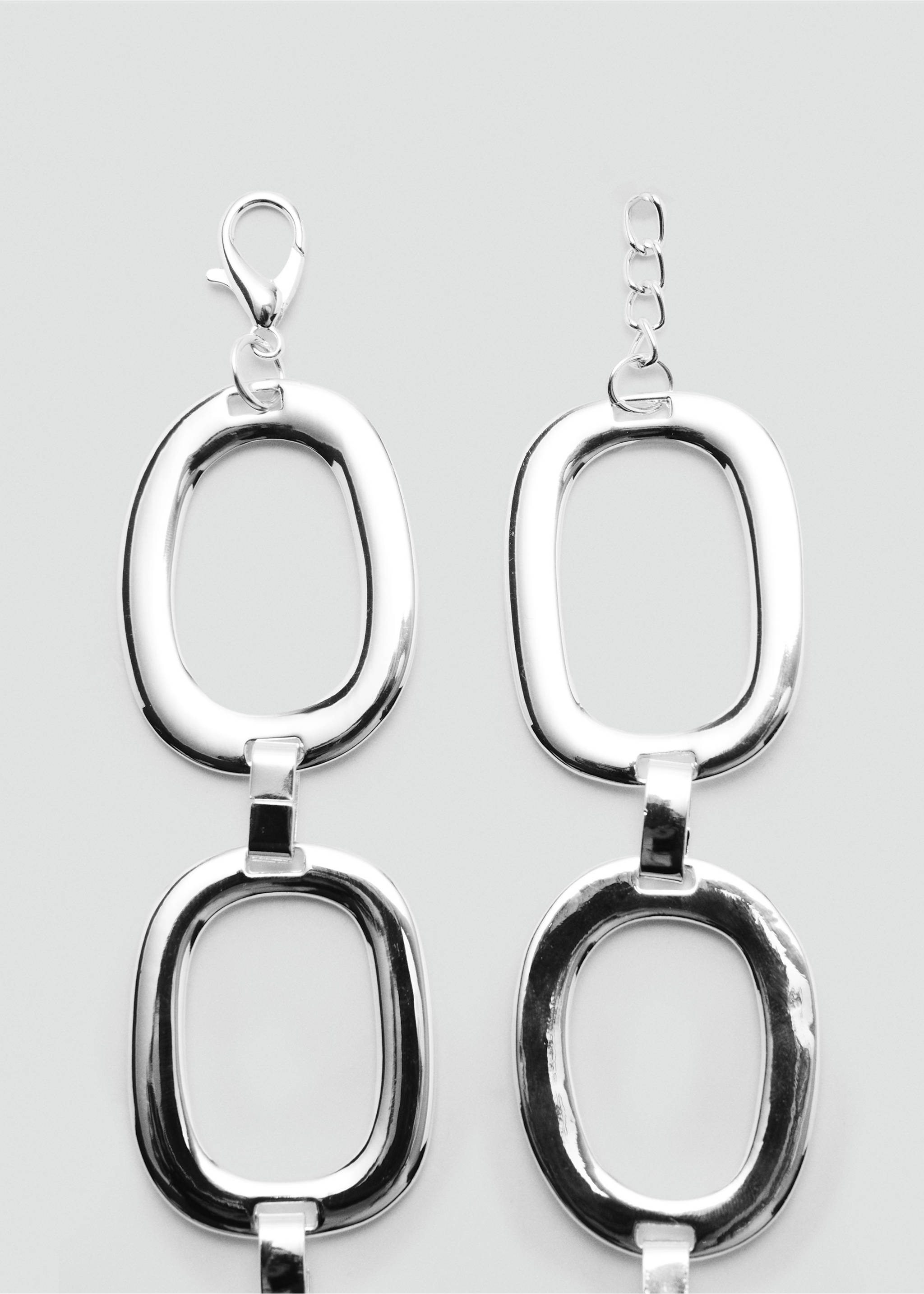 Ring chain belt - Details of the article 1, Silver. Ref: 27097930-00.