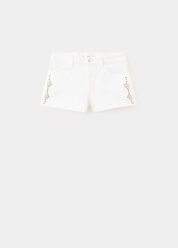 Mini shorts with side studs — Off White