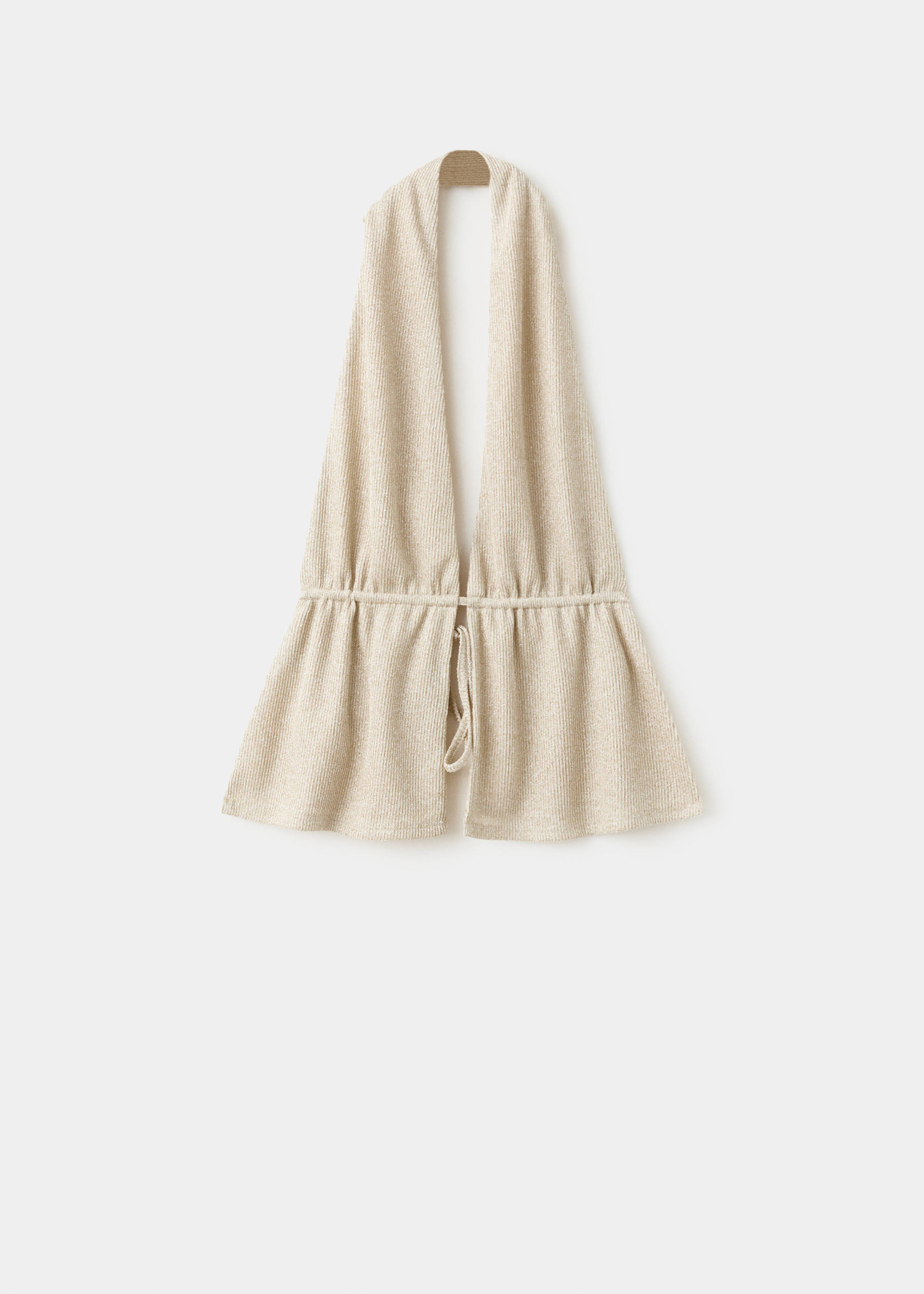 Halter neck top with tie - Article without model