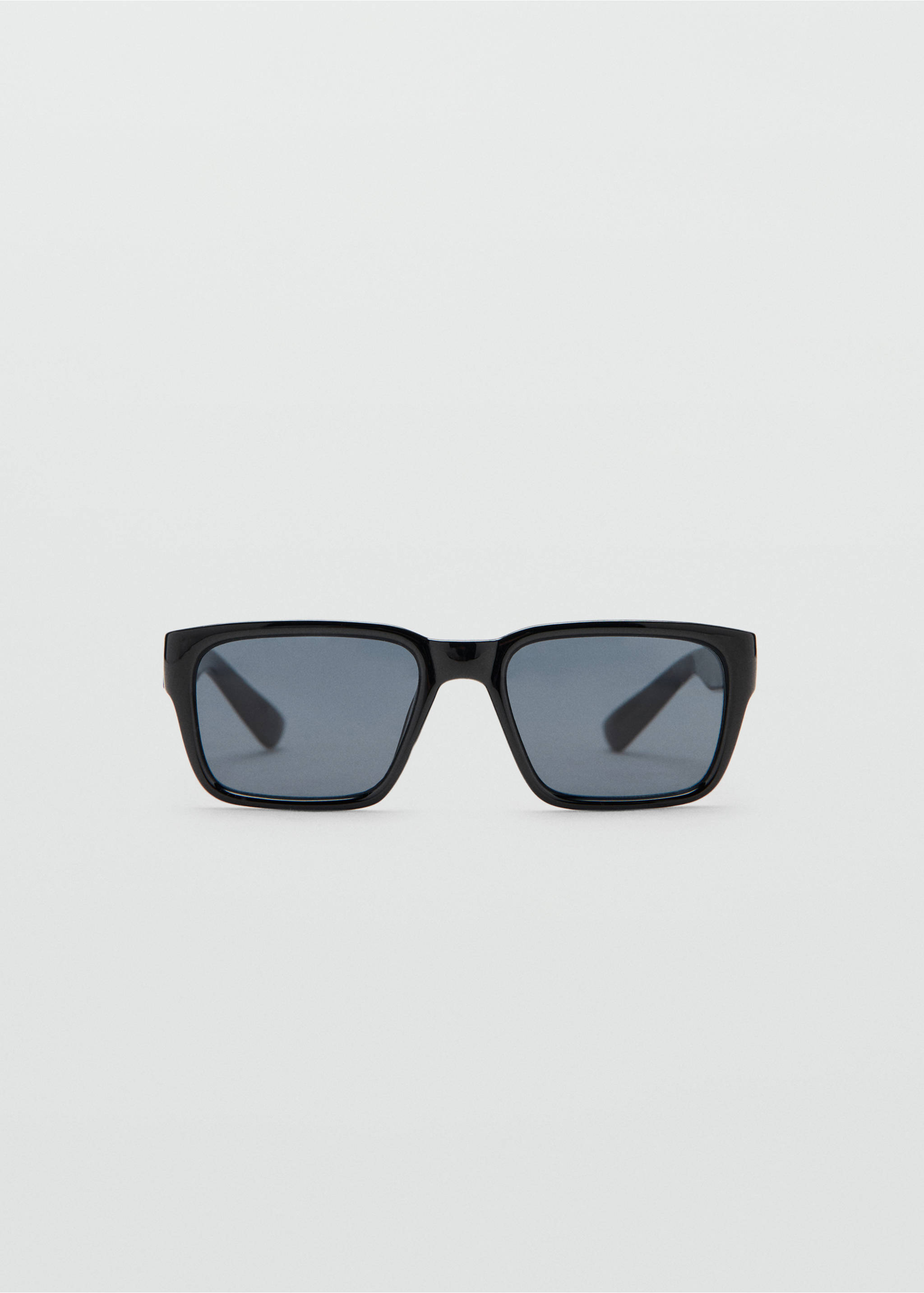 Rectangular-frame sunglasses - Article without model, Black. Ref: 27098259-00.