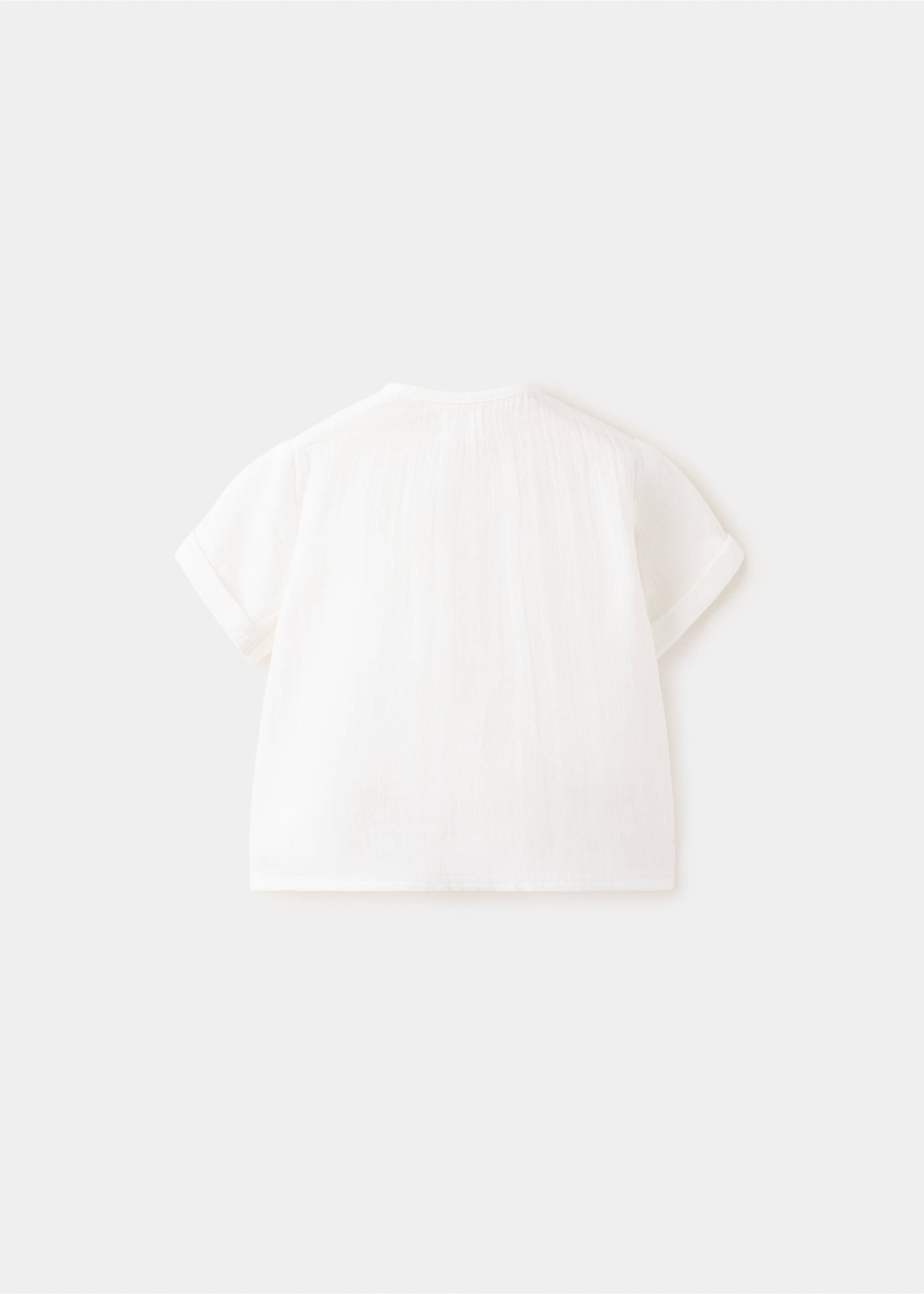 100% cotton shirt - Reverse of the article, Off White. Ref: 27098262-00.