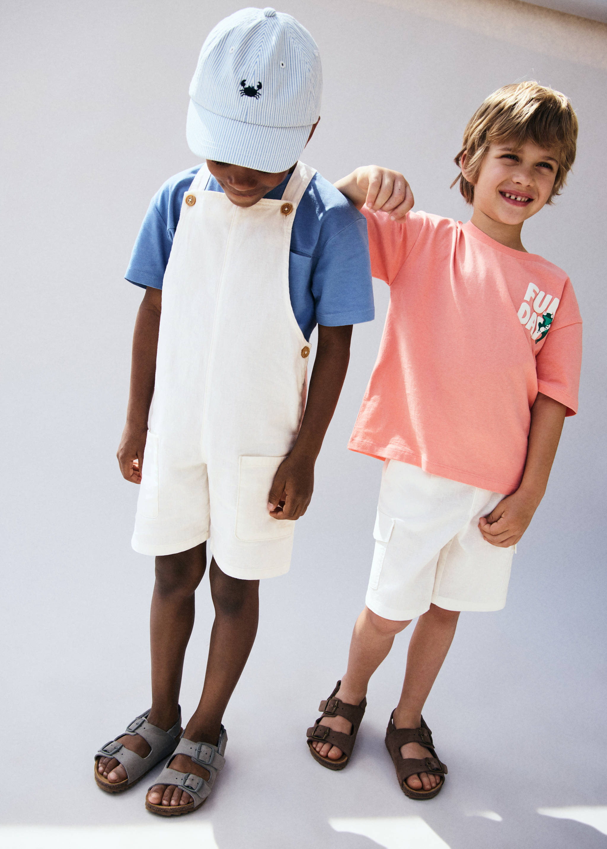 Cotton linen overalls - General plane