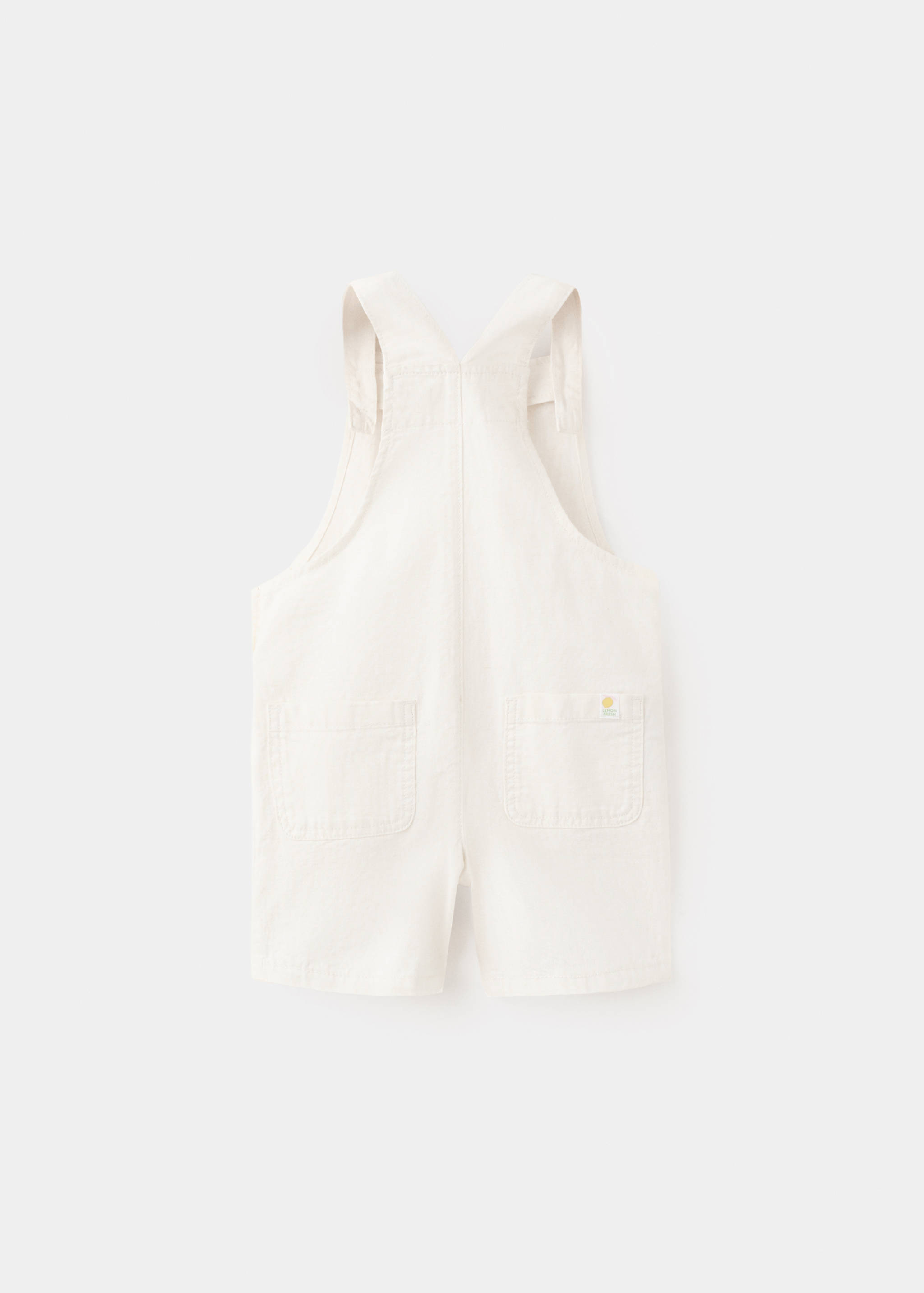 Cotton linen overalls - Reverse of the article
