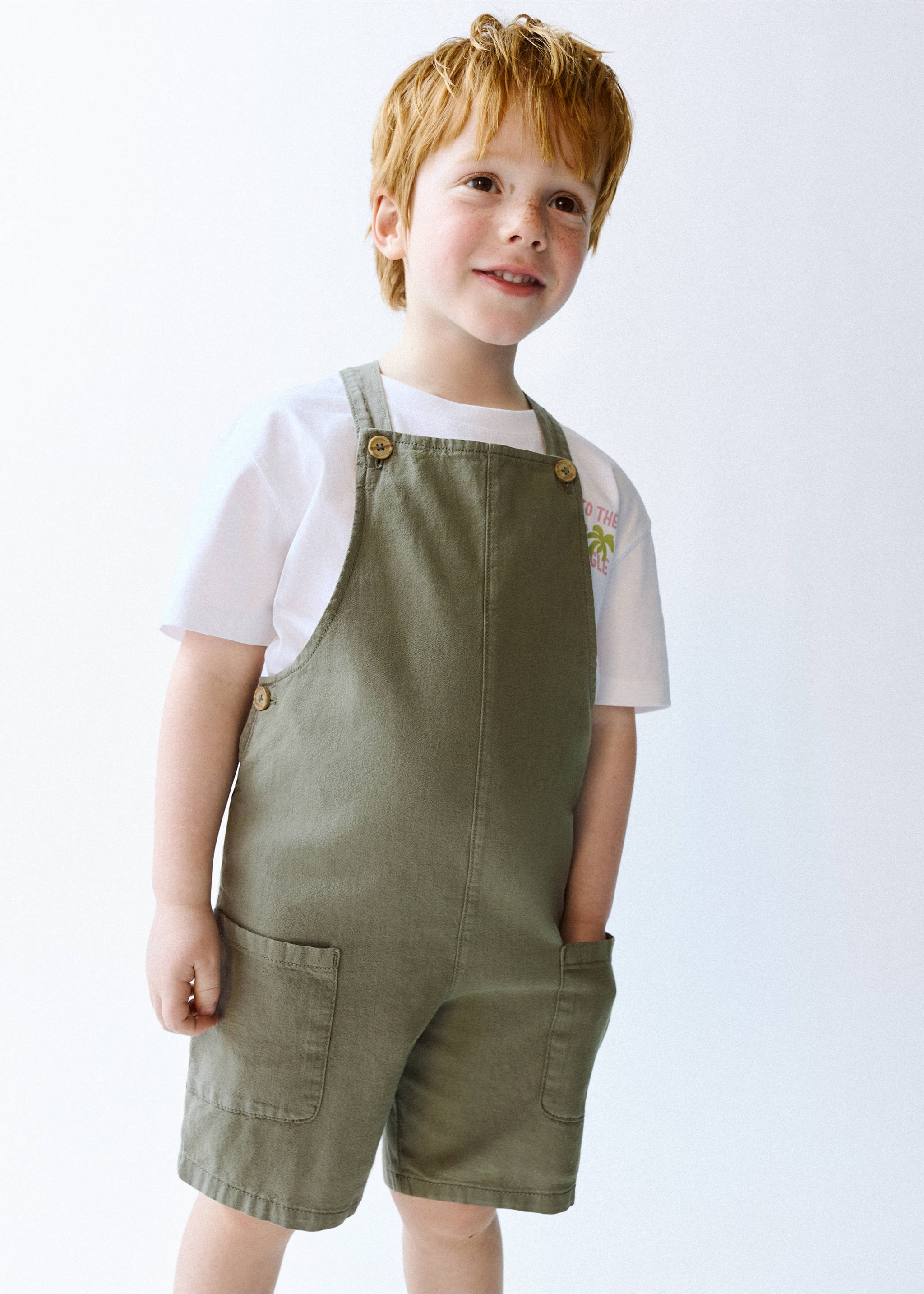 جمبوست من القطن والكتان - رؤية عامة, أسمر ضارب إلى الصفرة. Ref: 27098263-00.