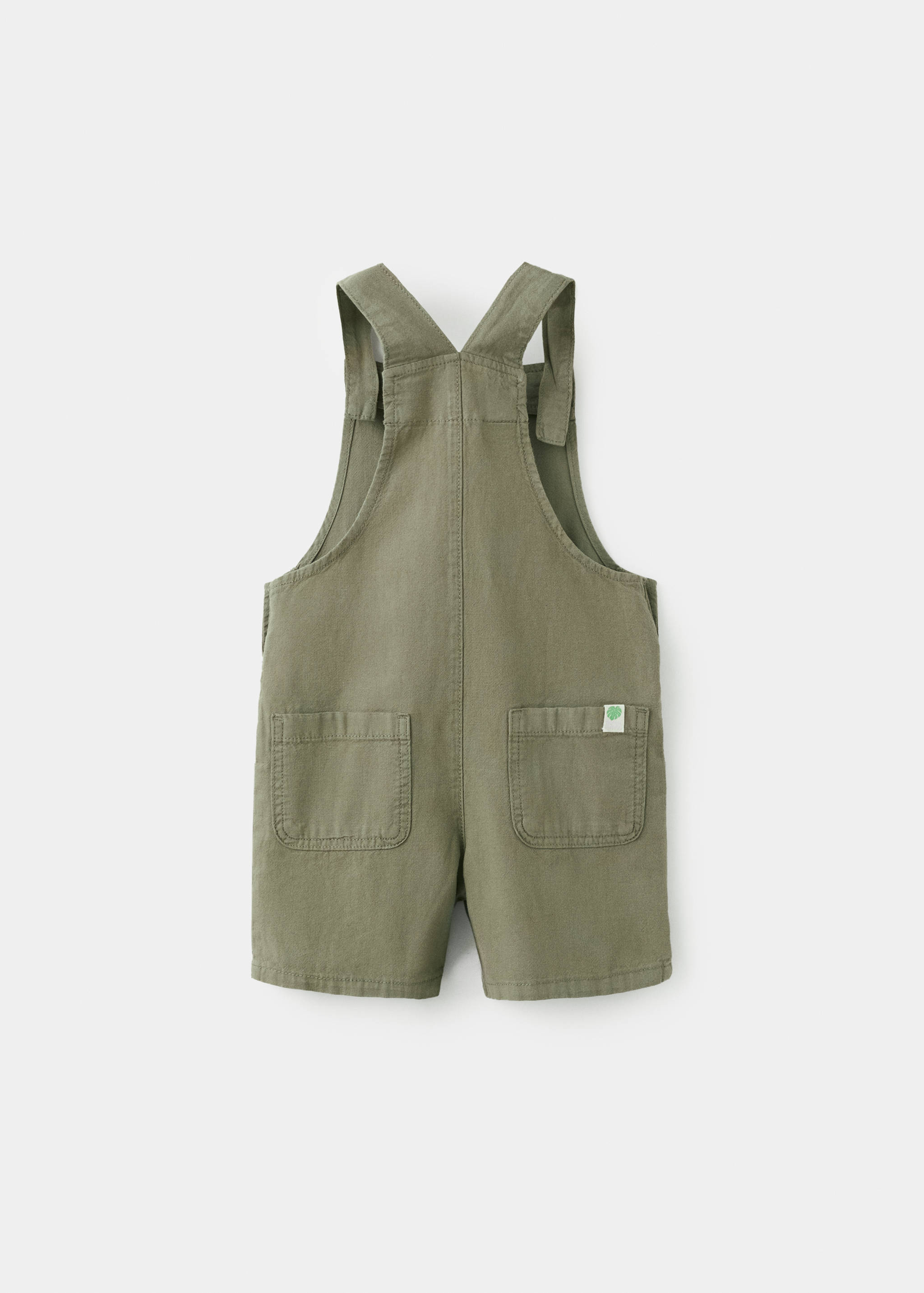 Cotton linen overalls - Reverse of the article