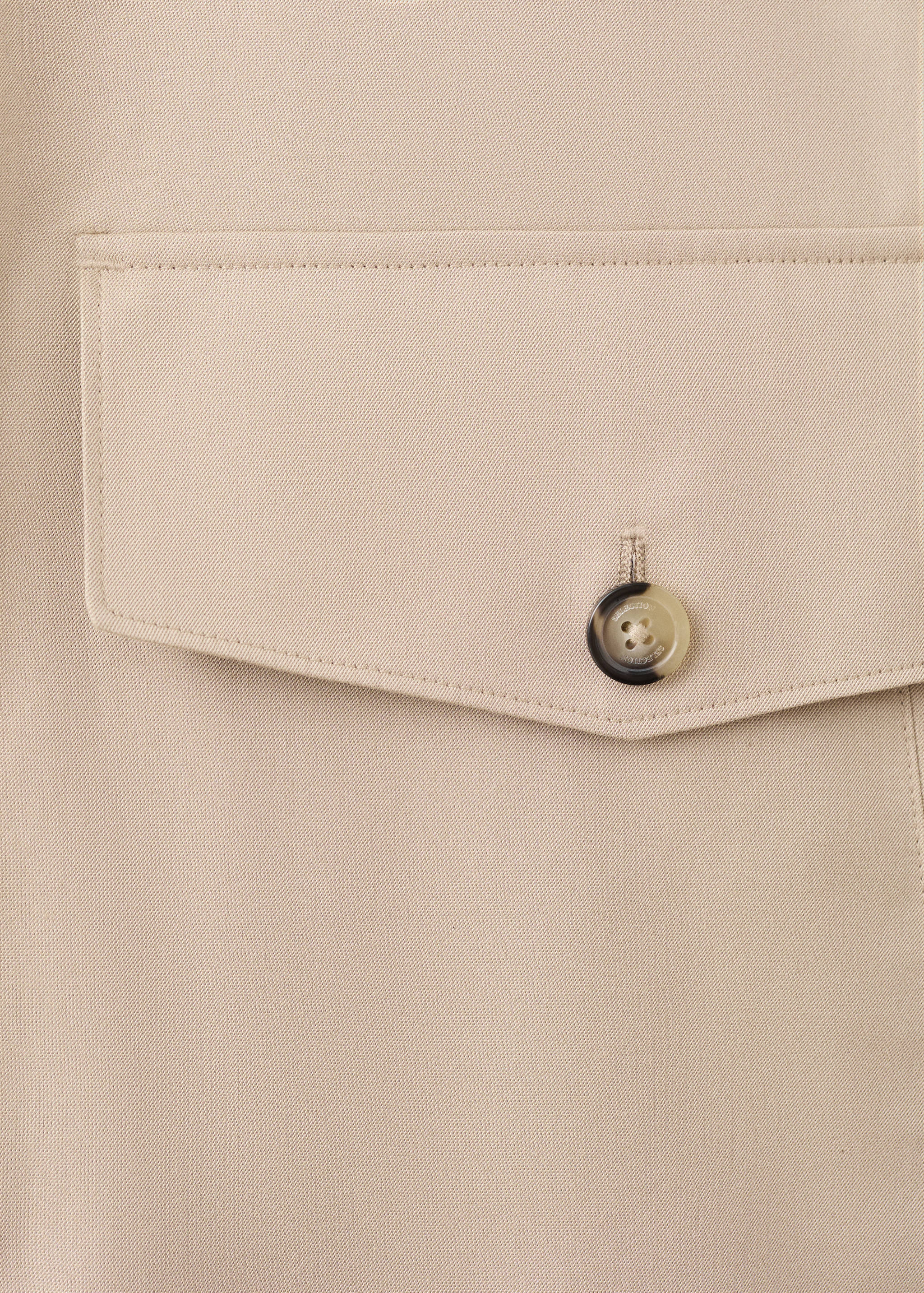 Lightweight cotton blend jacket with pockets - Details of the article 8