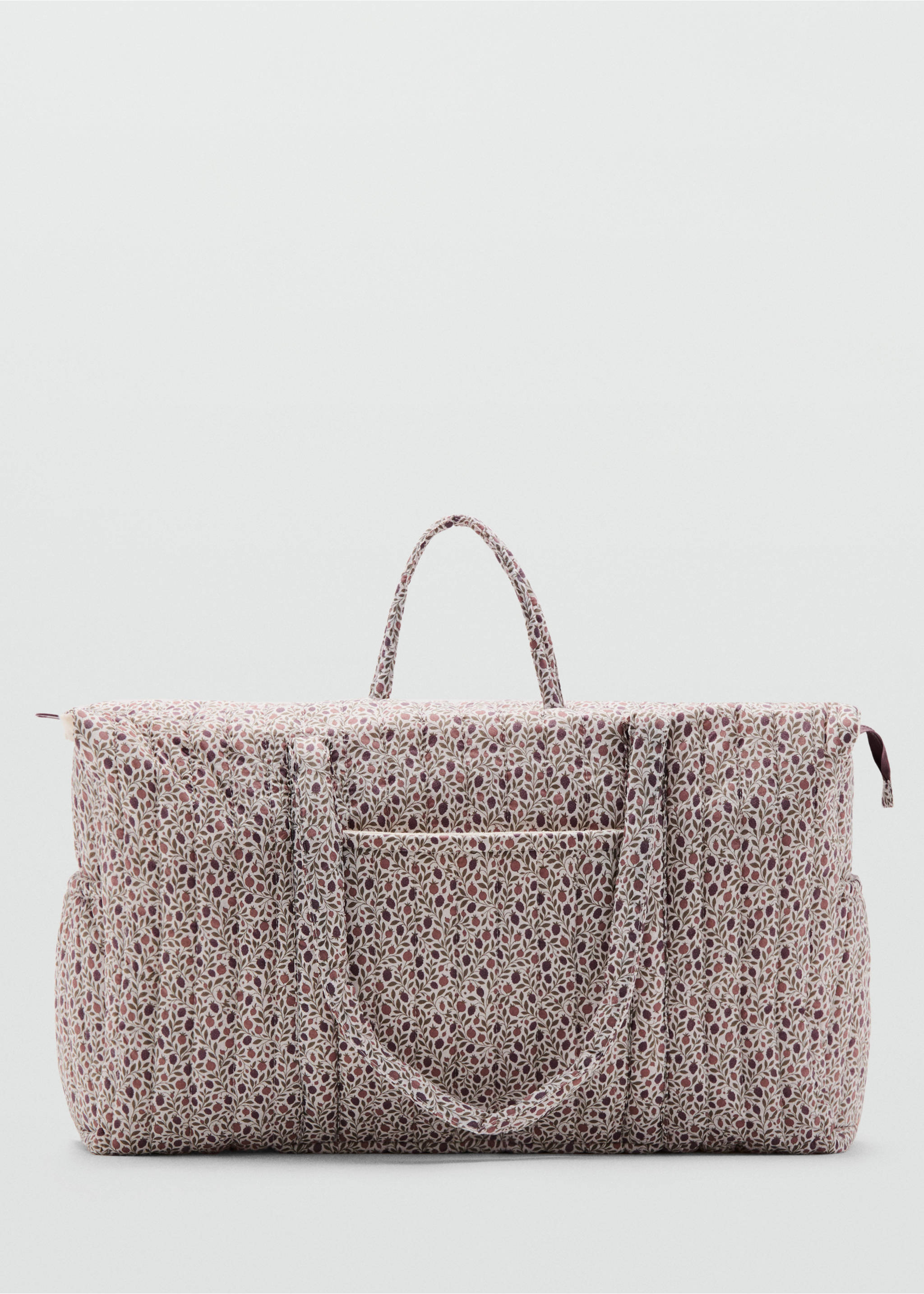 Floral print maternity bag - Article without model, Off White. Ref: 27098275-00.