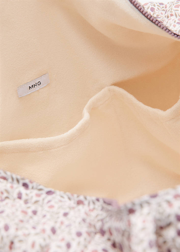 Floral print maternity bag — Off White