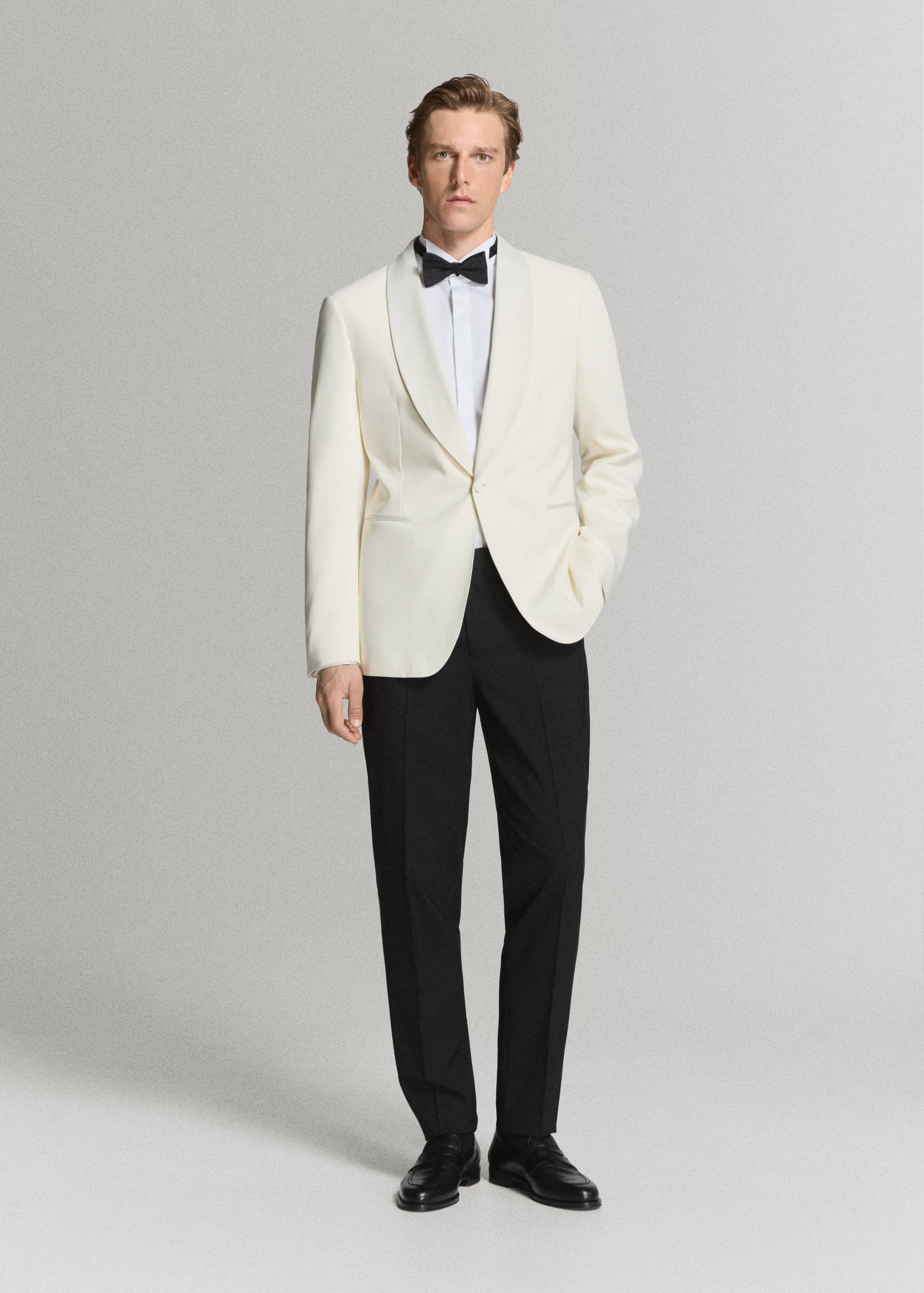 Dress shirt with a tuxedo collar - General plane