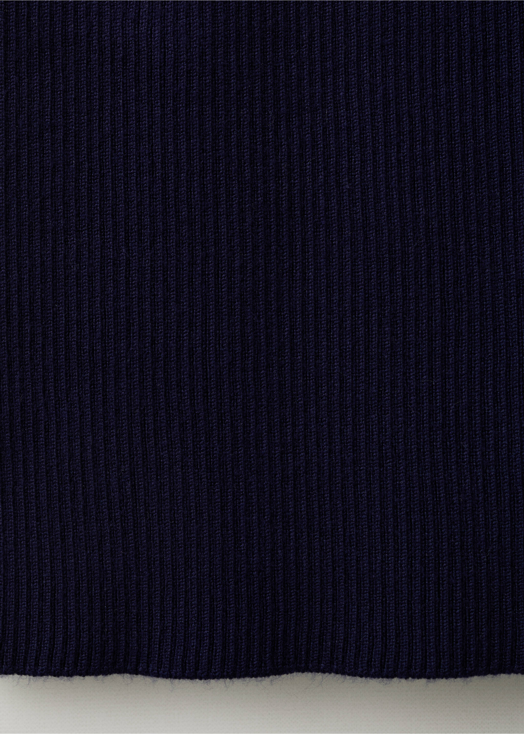 Fitted halter-neck dress - Details of the article 0, Navy. Ref: 27098651-00.