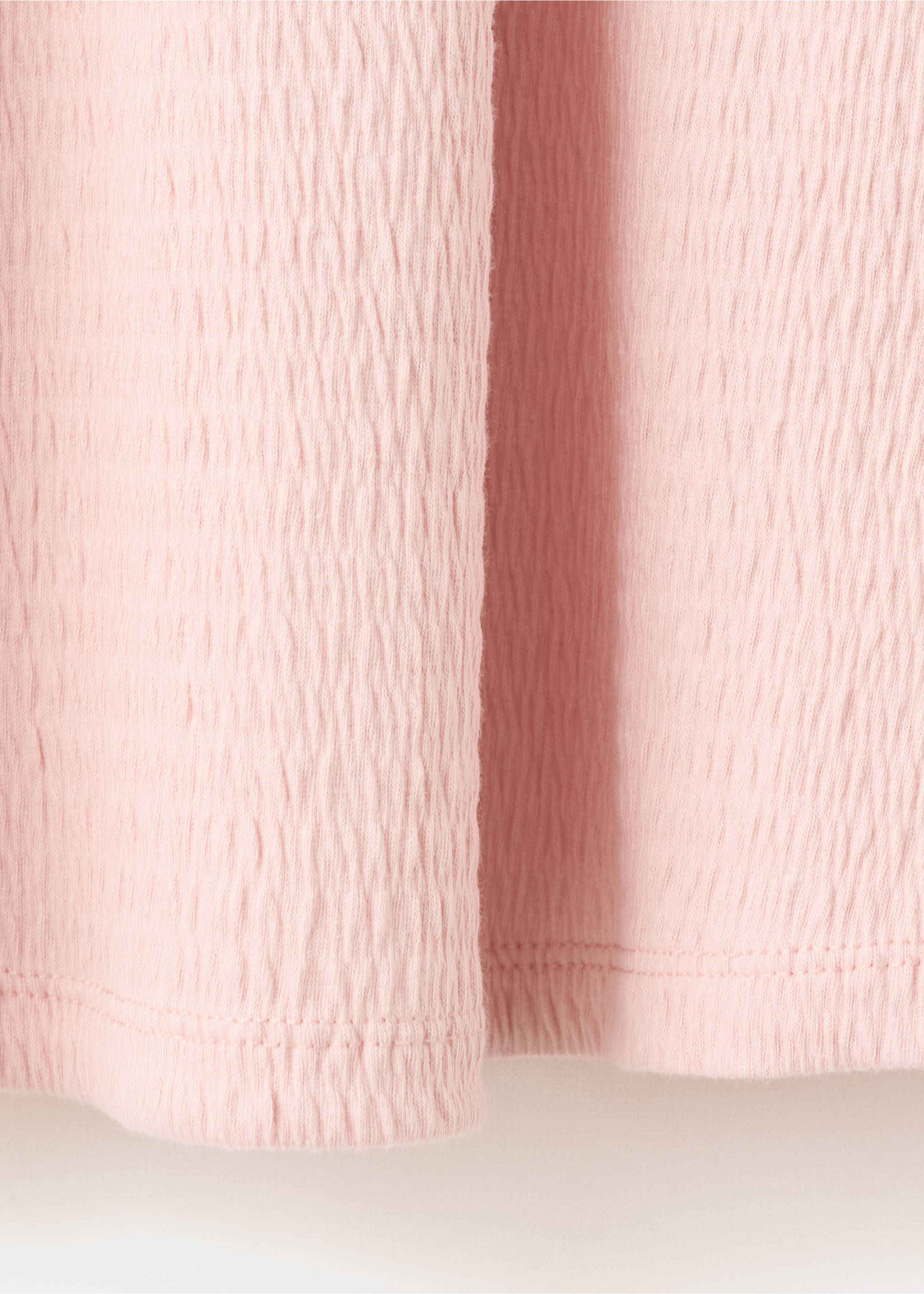 Robe texturée détails brodés - Détail de l'article 0, Rose. Ref: 27098656-00.