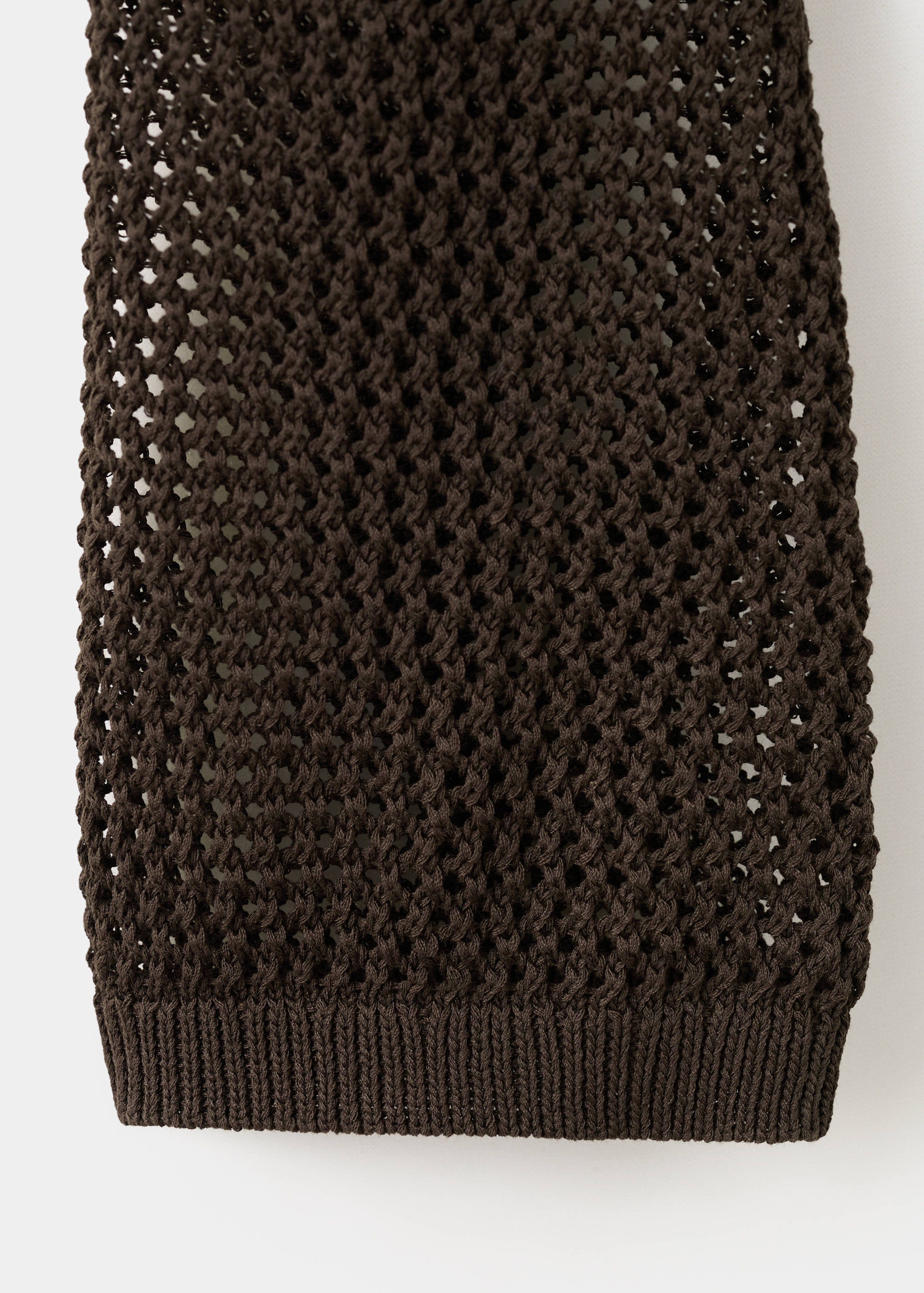 بلوفر بحياكة مخرمة - تفاصيل المنتج 0