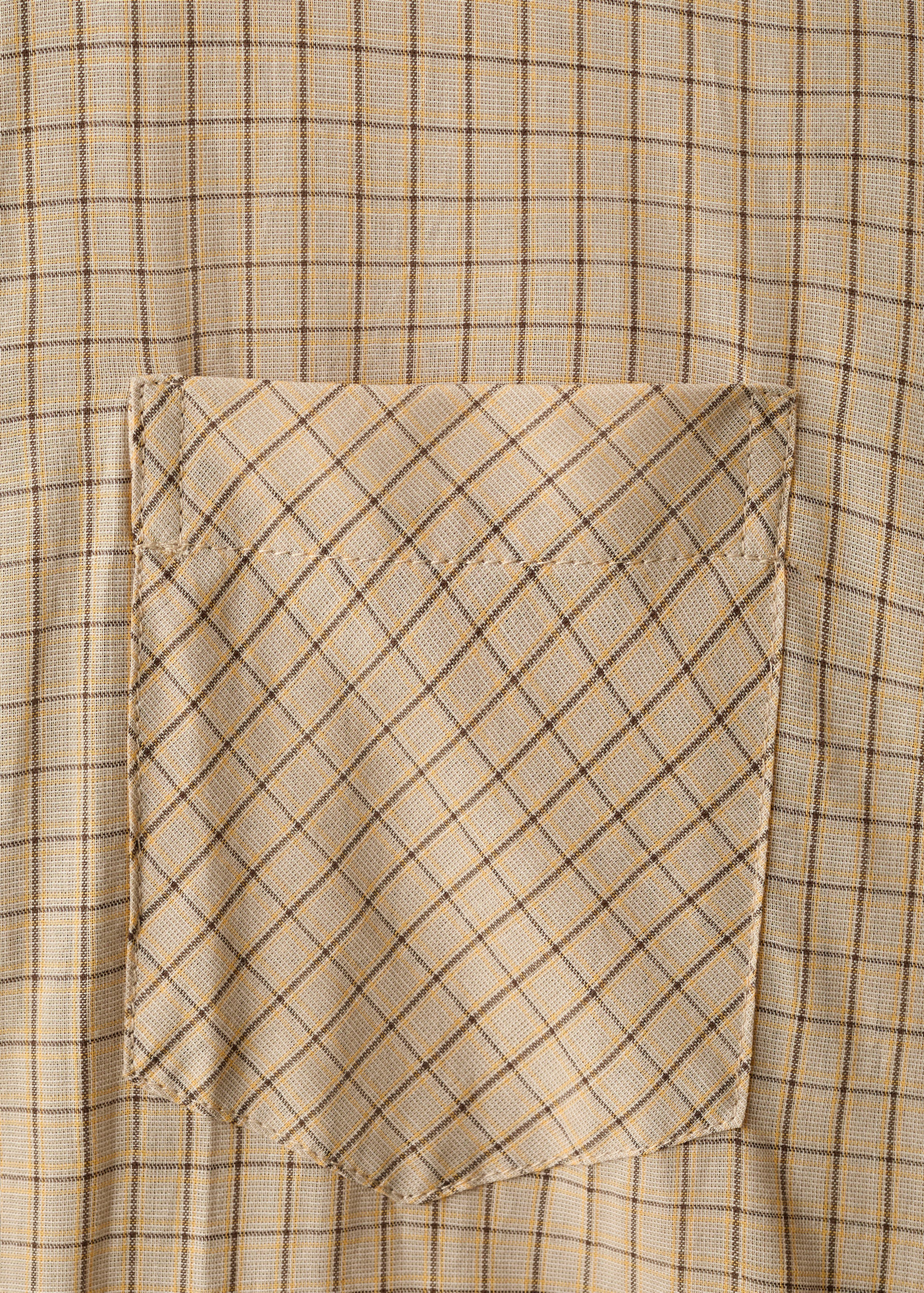 Cotton check shirt - Details of the article 0
