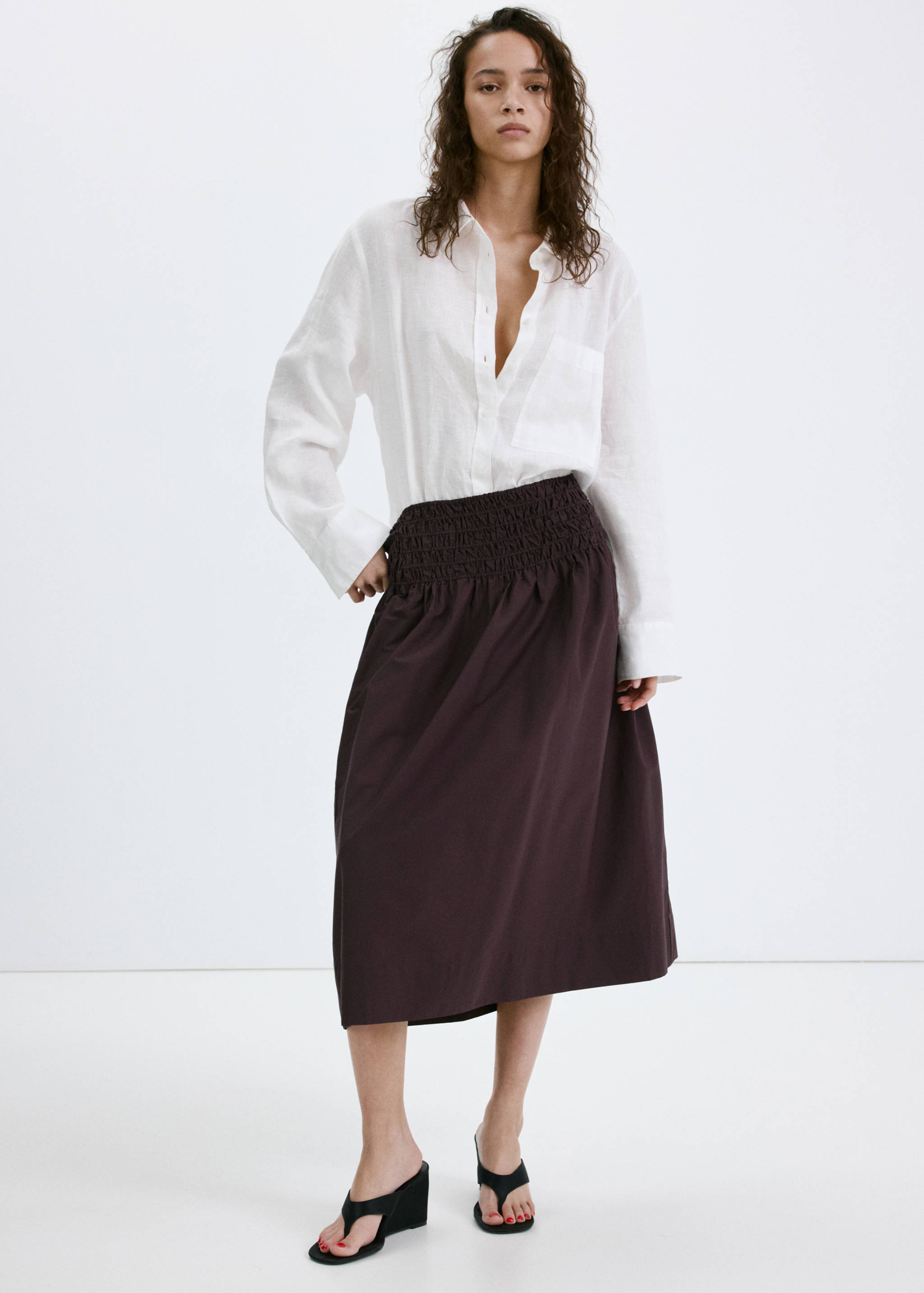 Faldilla cotó evasé - Pla general