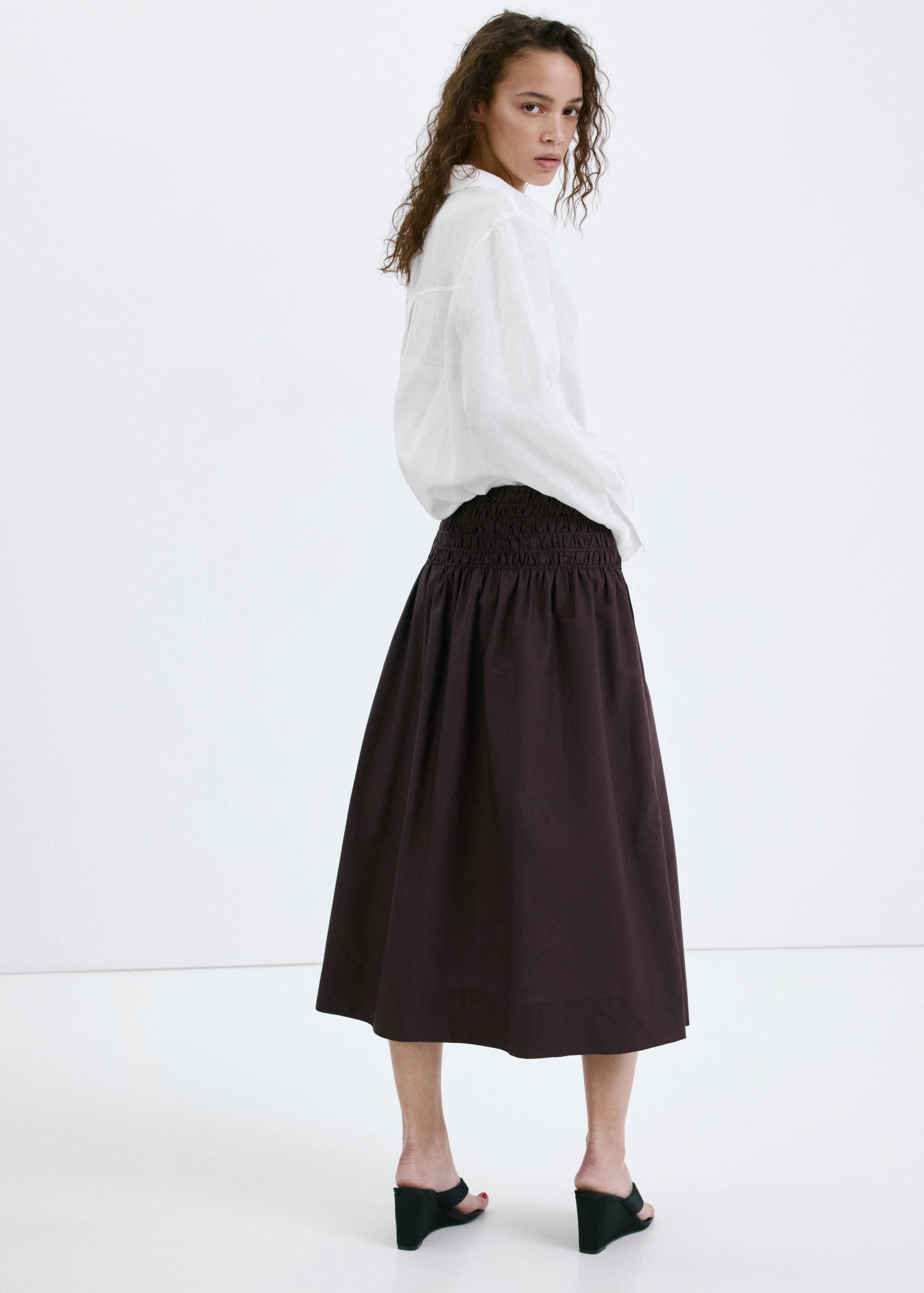 Faldilla cotó evasé - Revers de l'article