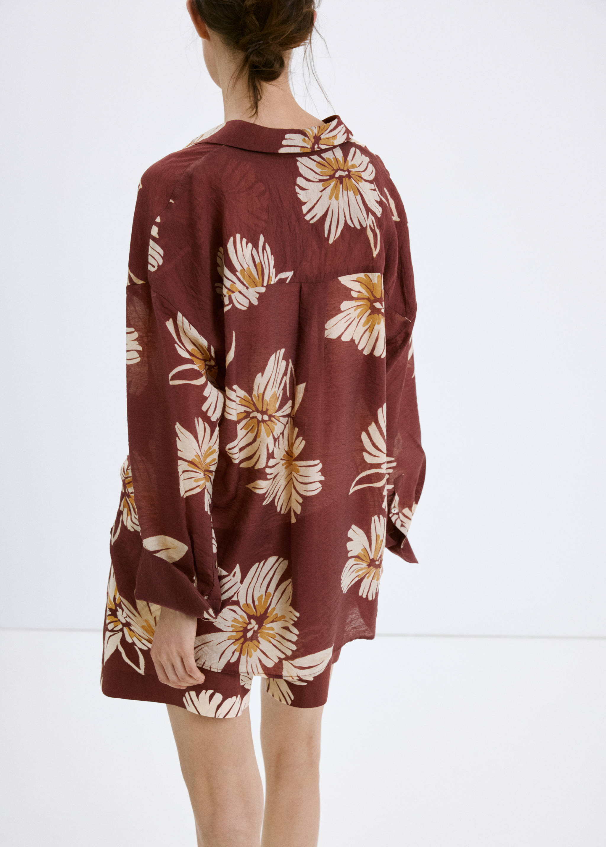 Chemise imprimée Lyocell - Verso de l’article