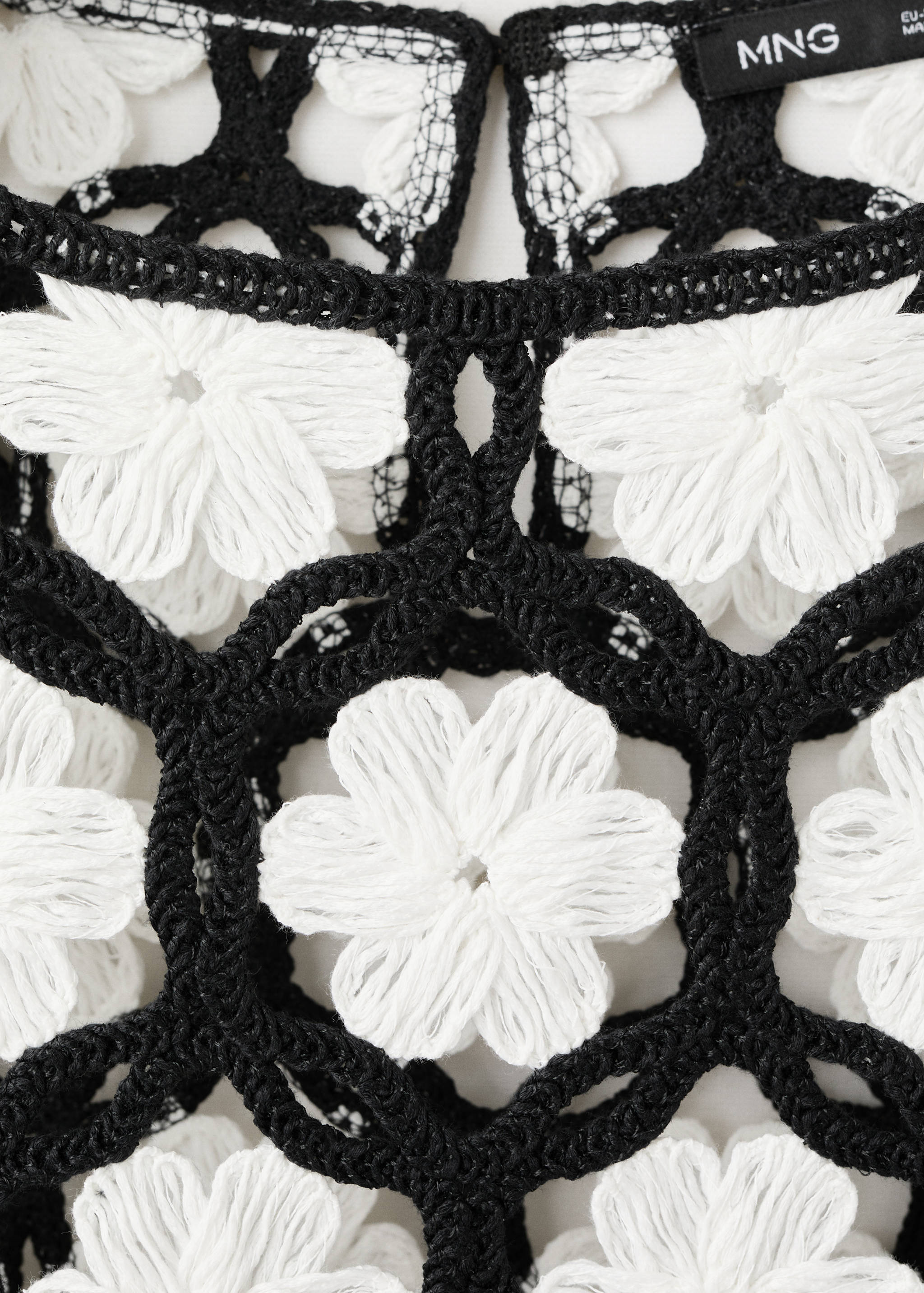 سترة كروشيه مع الزهور - تفاصيل المنتج 8