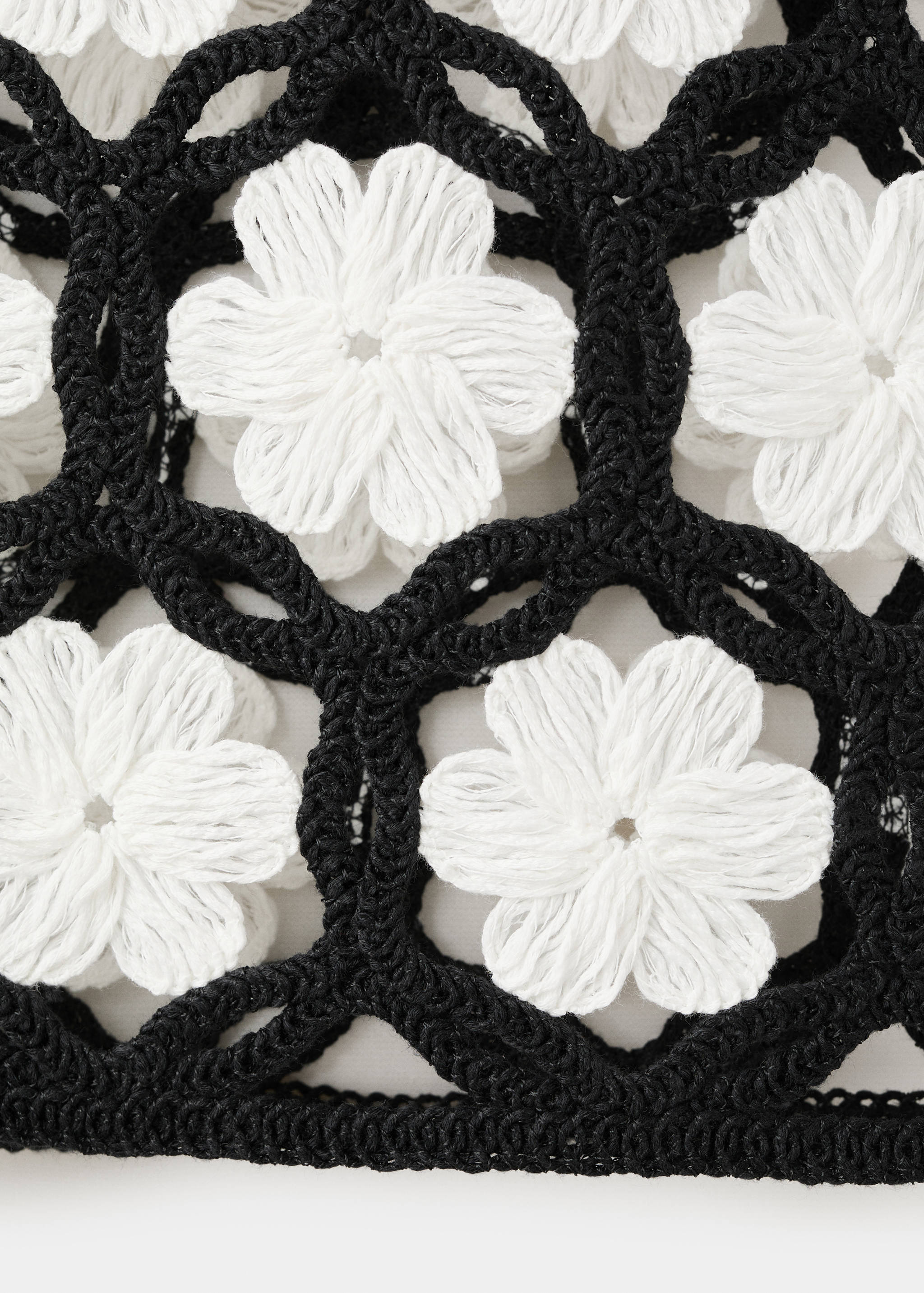 سترة كروشيه مع الزهور - تفاصيل المنتج 0