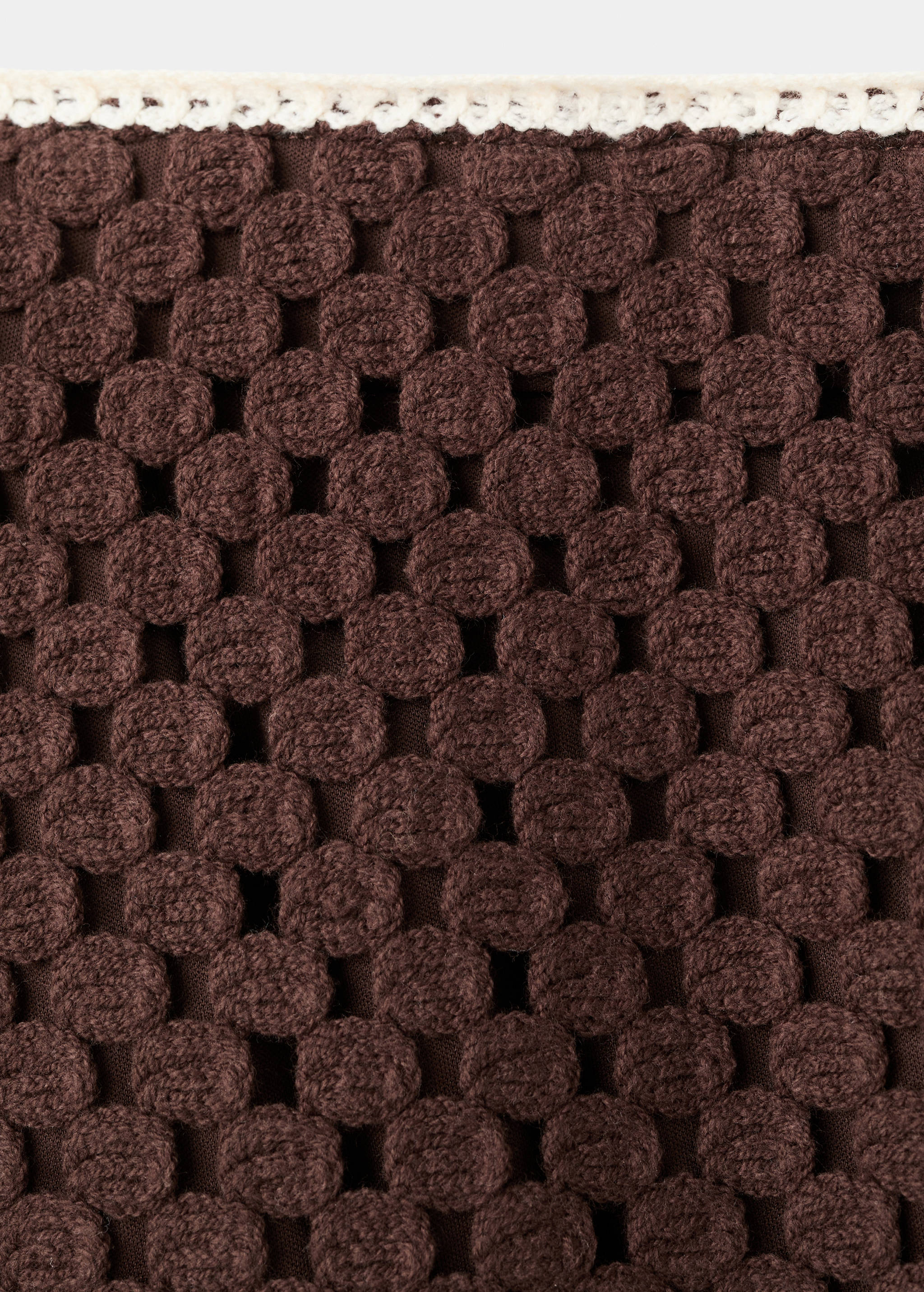 Crochet skirt with floral embroidery - Details of the article 8