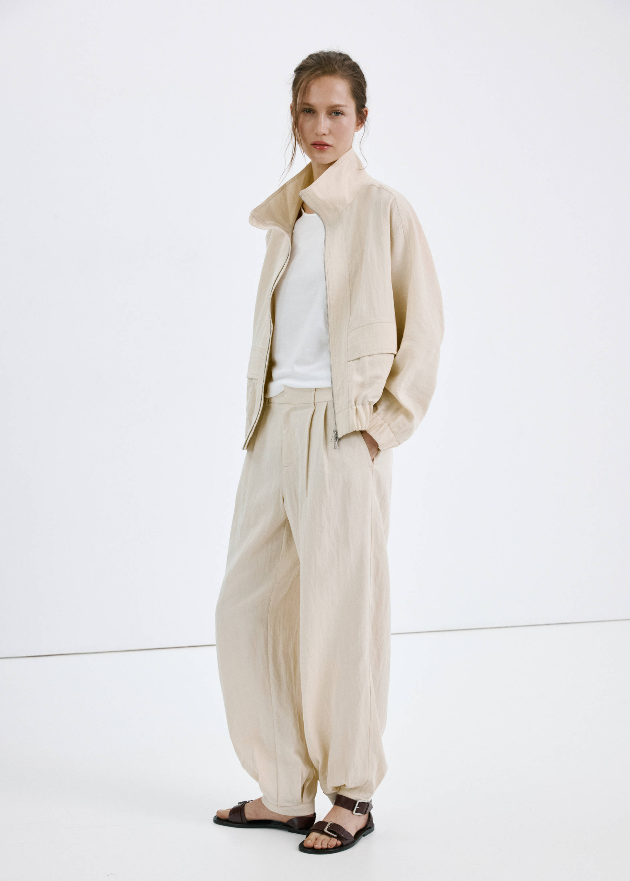 Lyocell bomber jacket - General plane