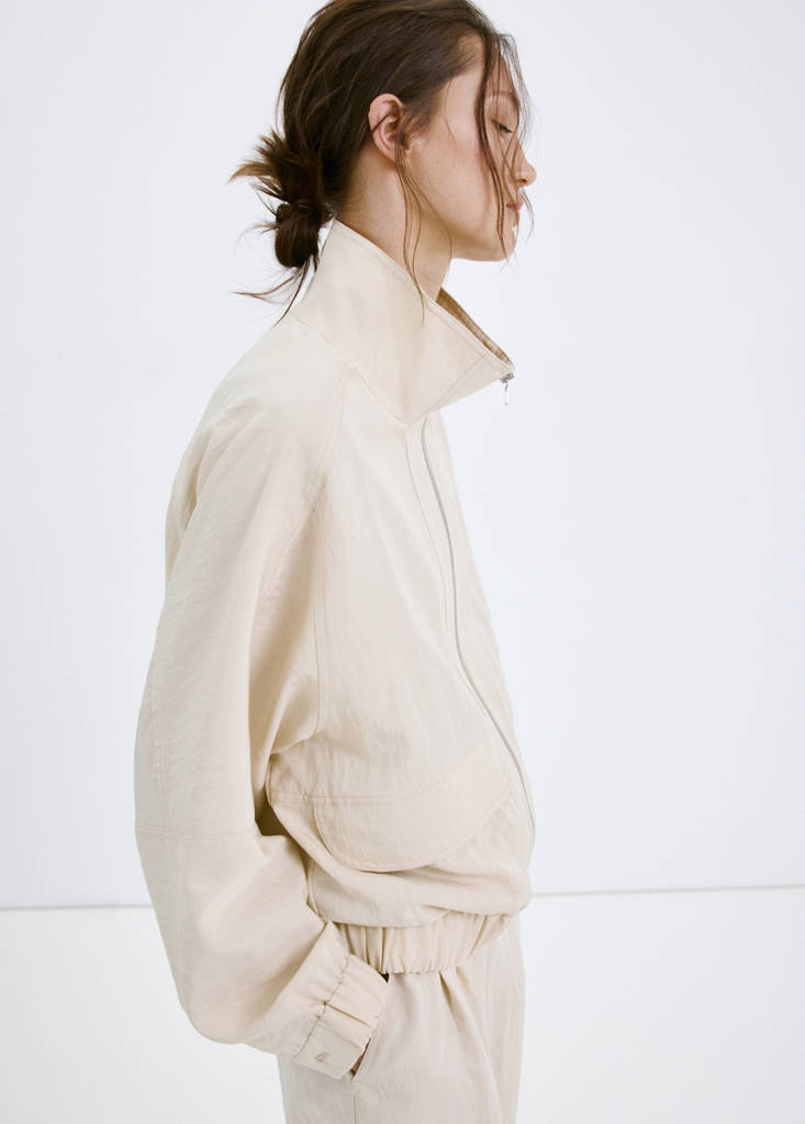 Lyocell bomber jacket