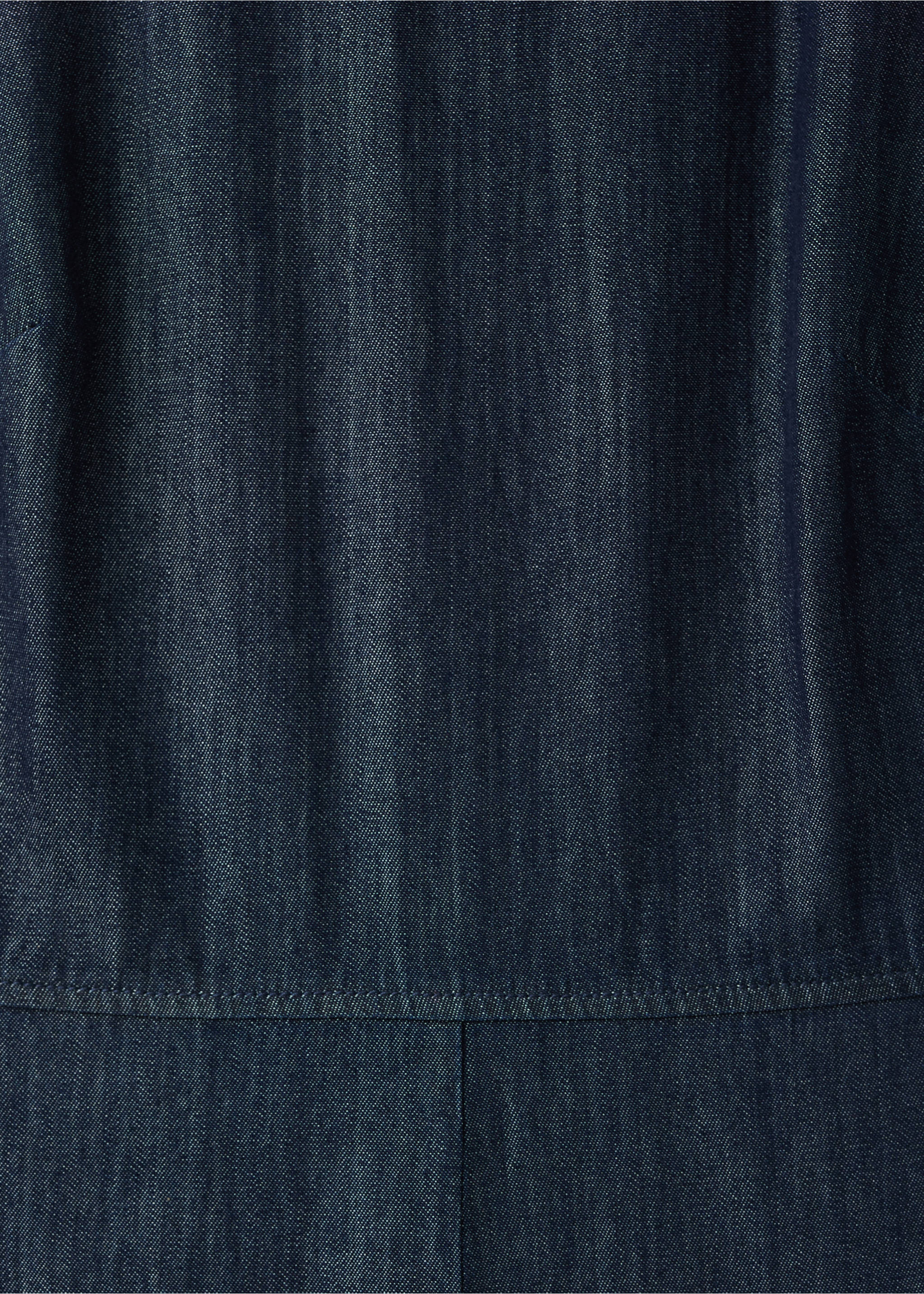 Denim halter-neck jumpsuit - Details of the article 8, Open Blue. Ref: 27099062-00.